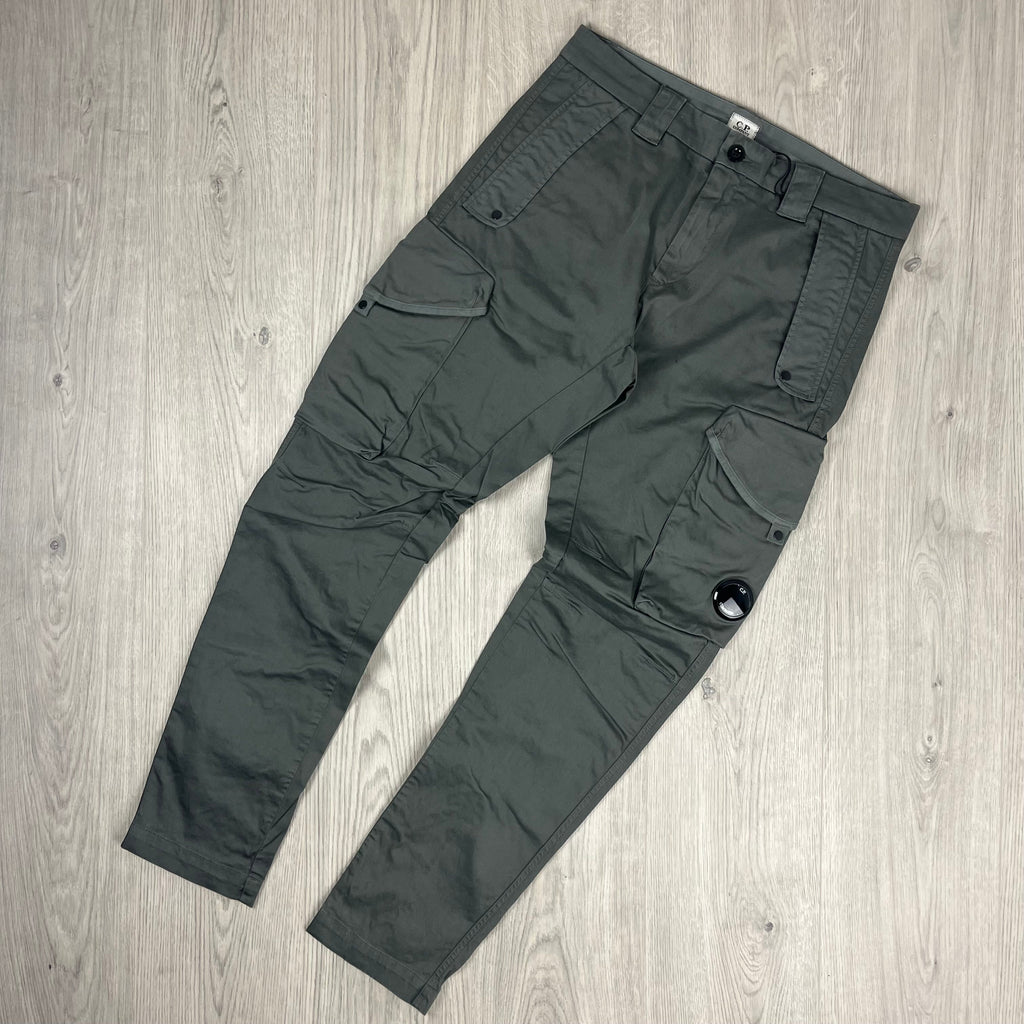 CP Company Cargo Trousers - Smoked Pearl Ironleague
