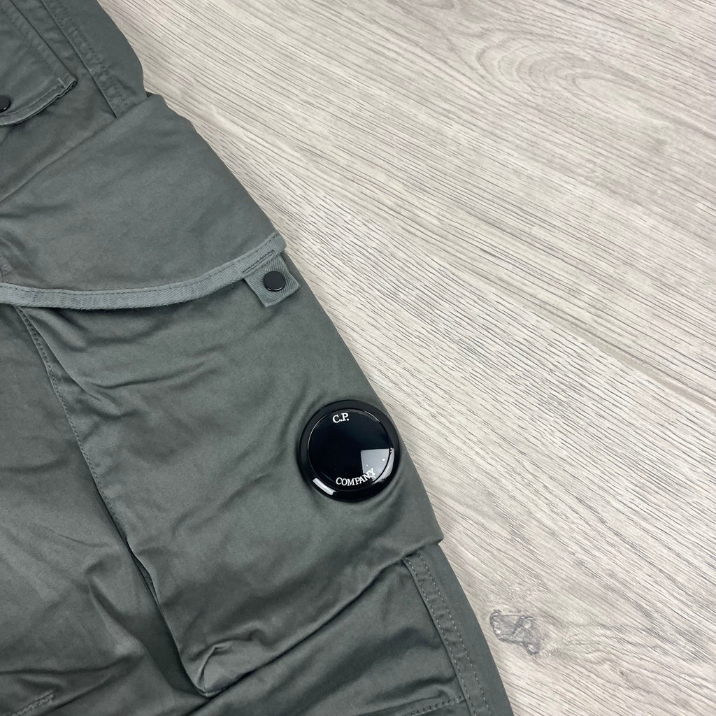 CP Company Cargo Trousers - Smoked Pearl Ironleague