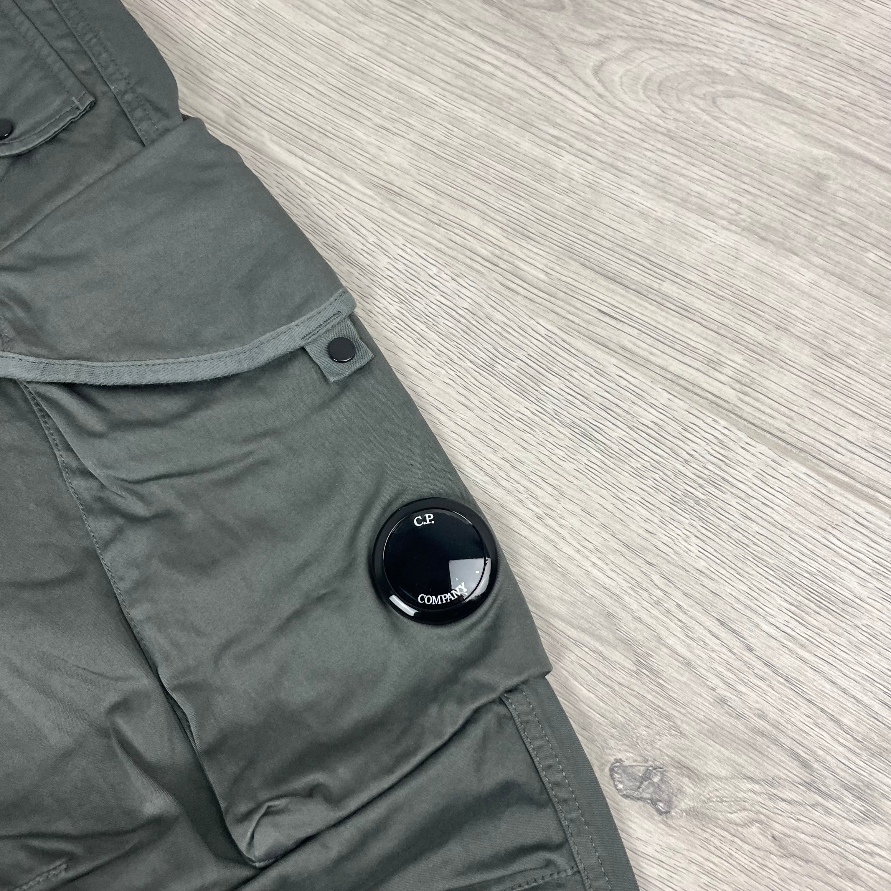 CP Company Cargo Trousers - Smoked Pearl Ironleague