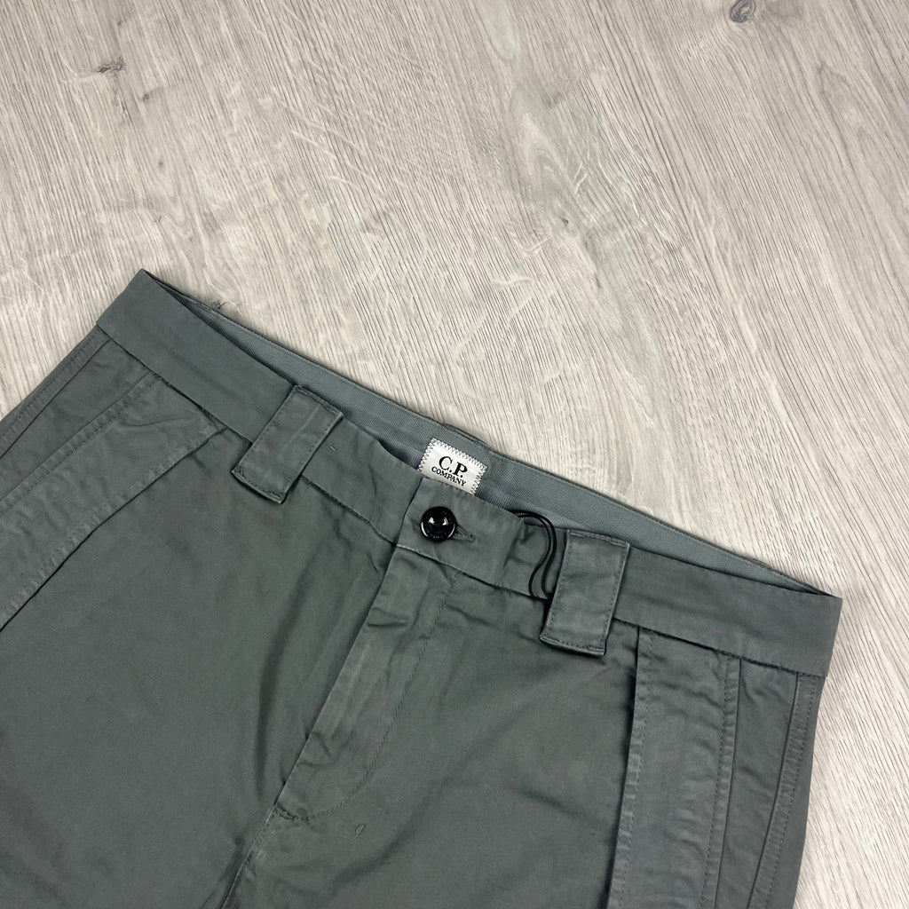 CP Company Cargo Trousers - Smoked Pearl Ironleague