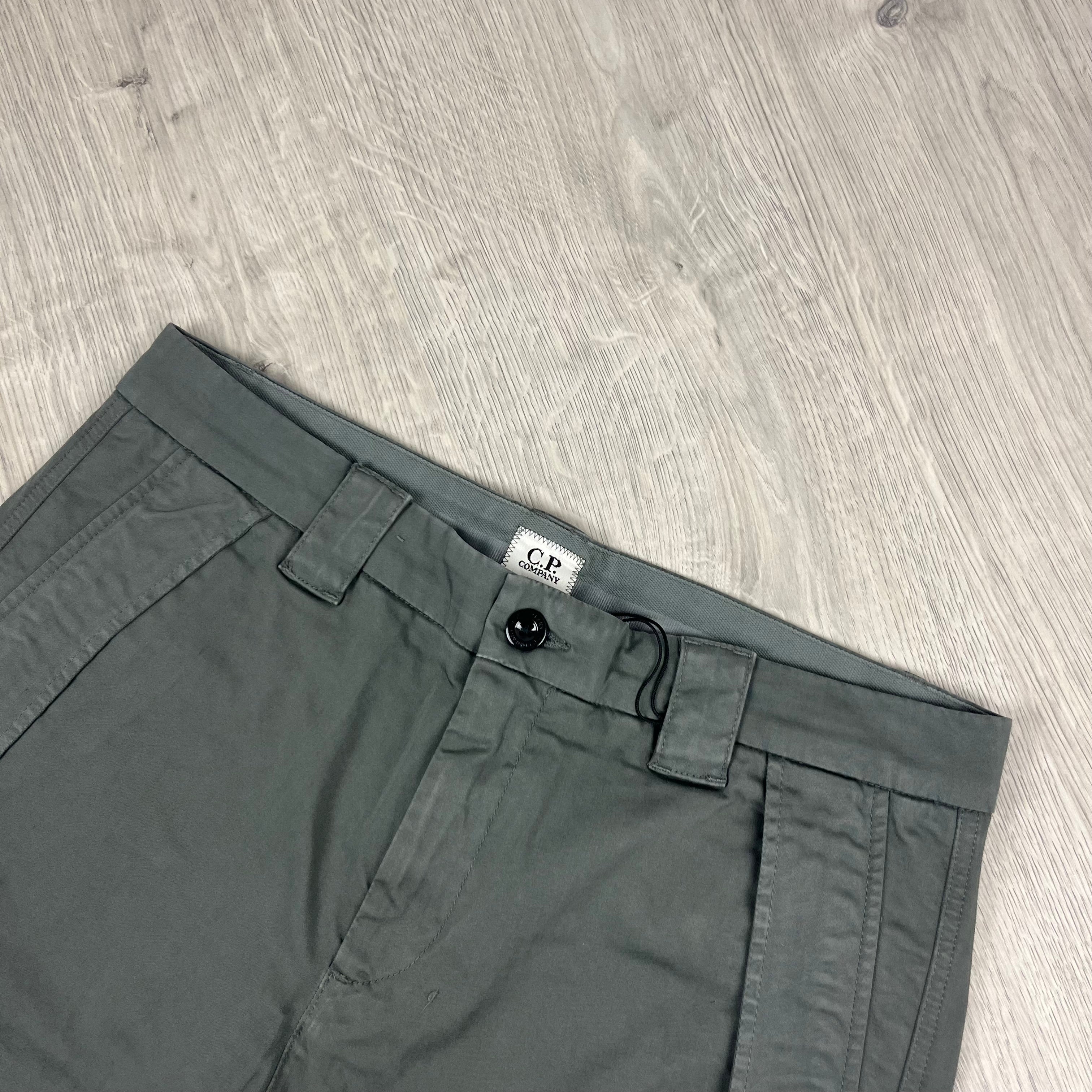 CP Company Cargo Trousers - Smoked Pearl Ironleague