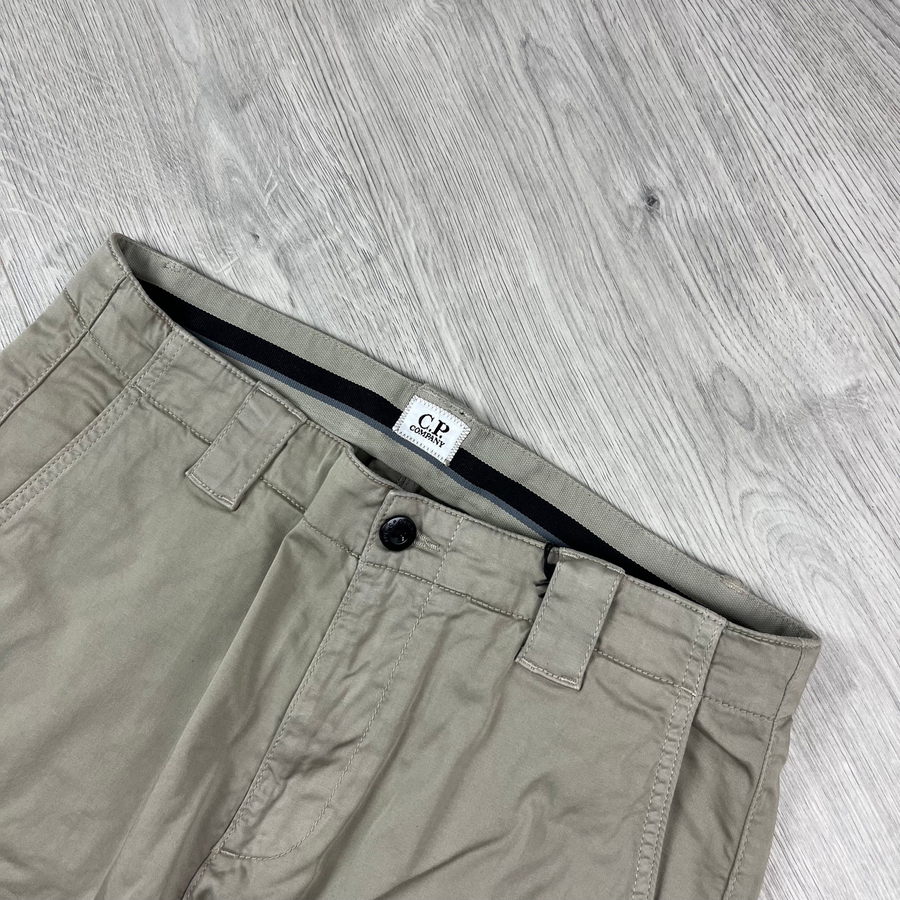 CP Company Cargo Trousers - Vintage Khaki Ironleague