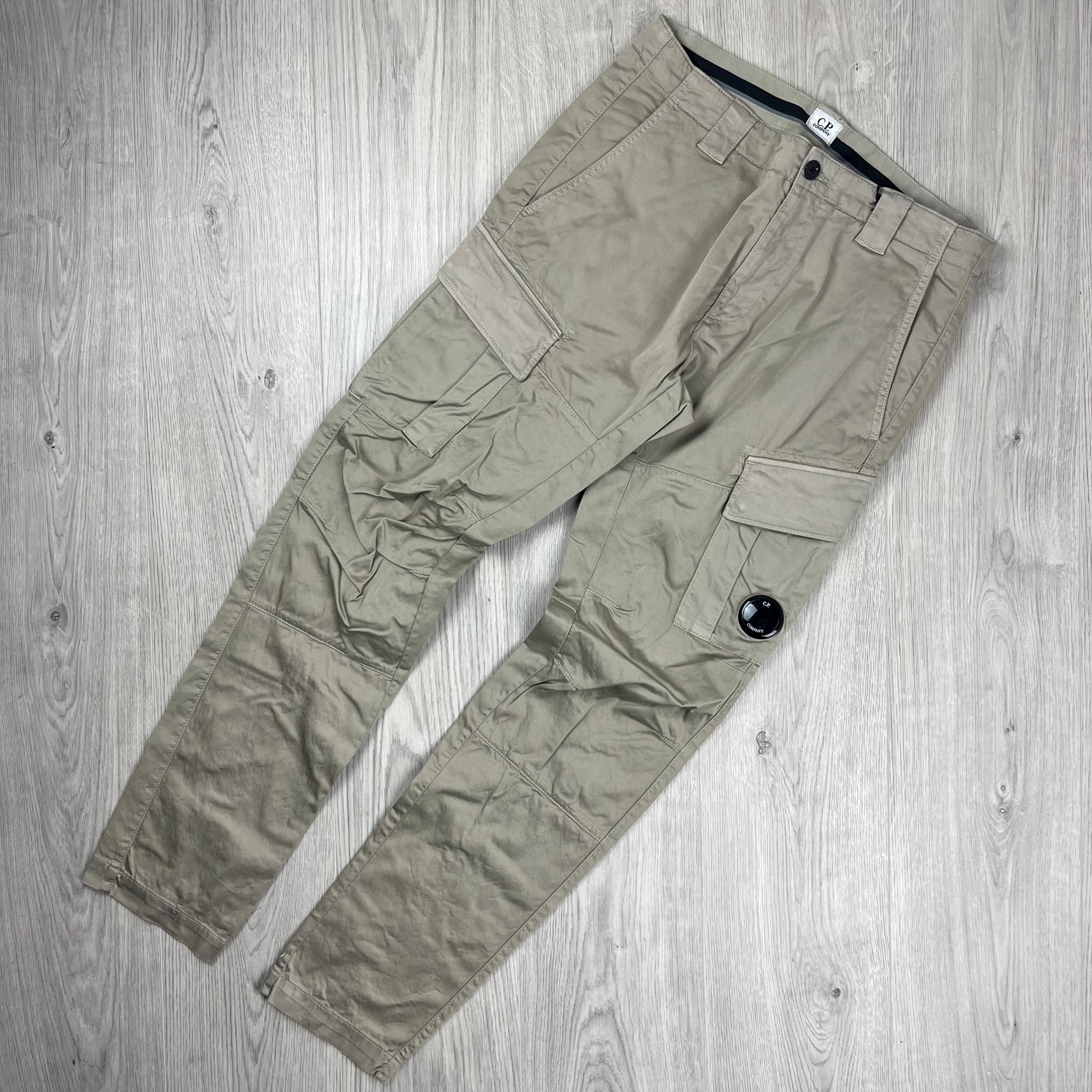 CP Company Cargo Trousers - Vintage Khaki Ironleague