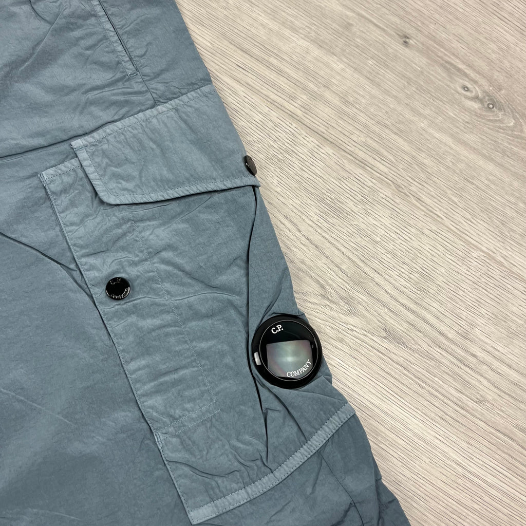 CP Company Chrome Cargo Trousers - Stormy Ironleague