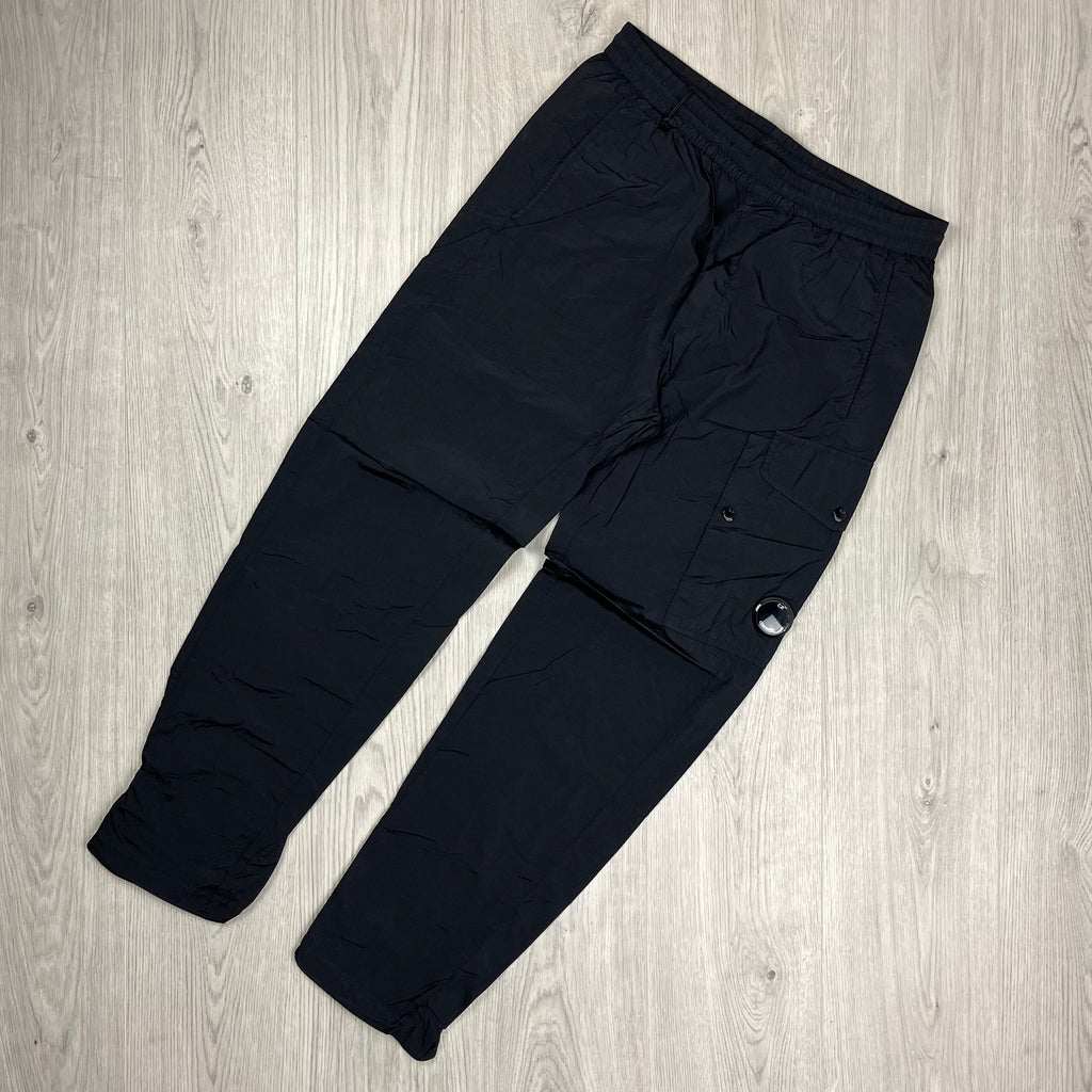 CP Company Chrome Cargo Trousers - Black Ironleague