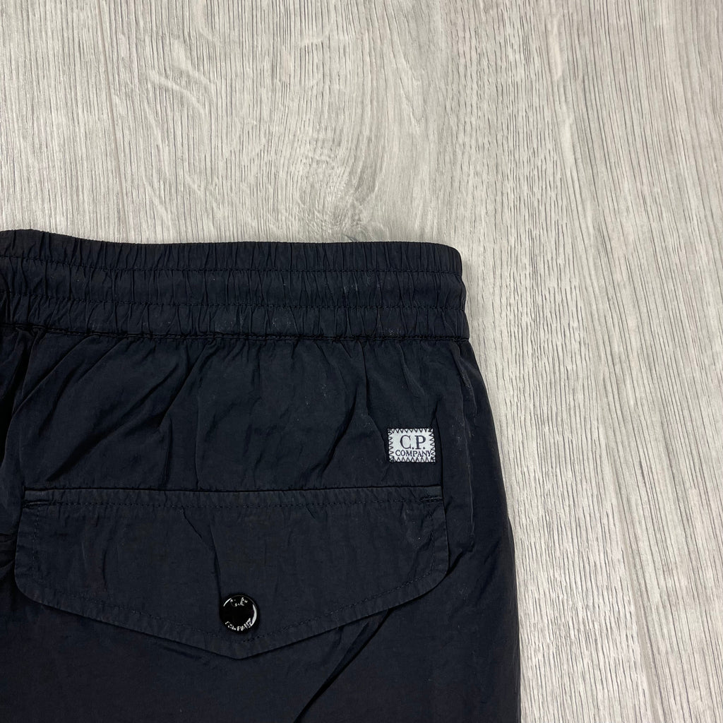 CP Company Chrome Cargo Trousers - Black Ironleague