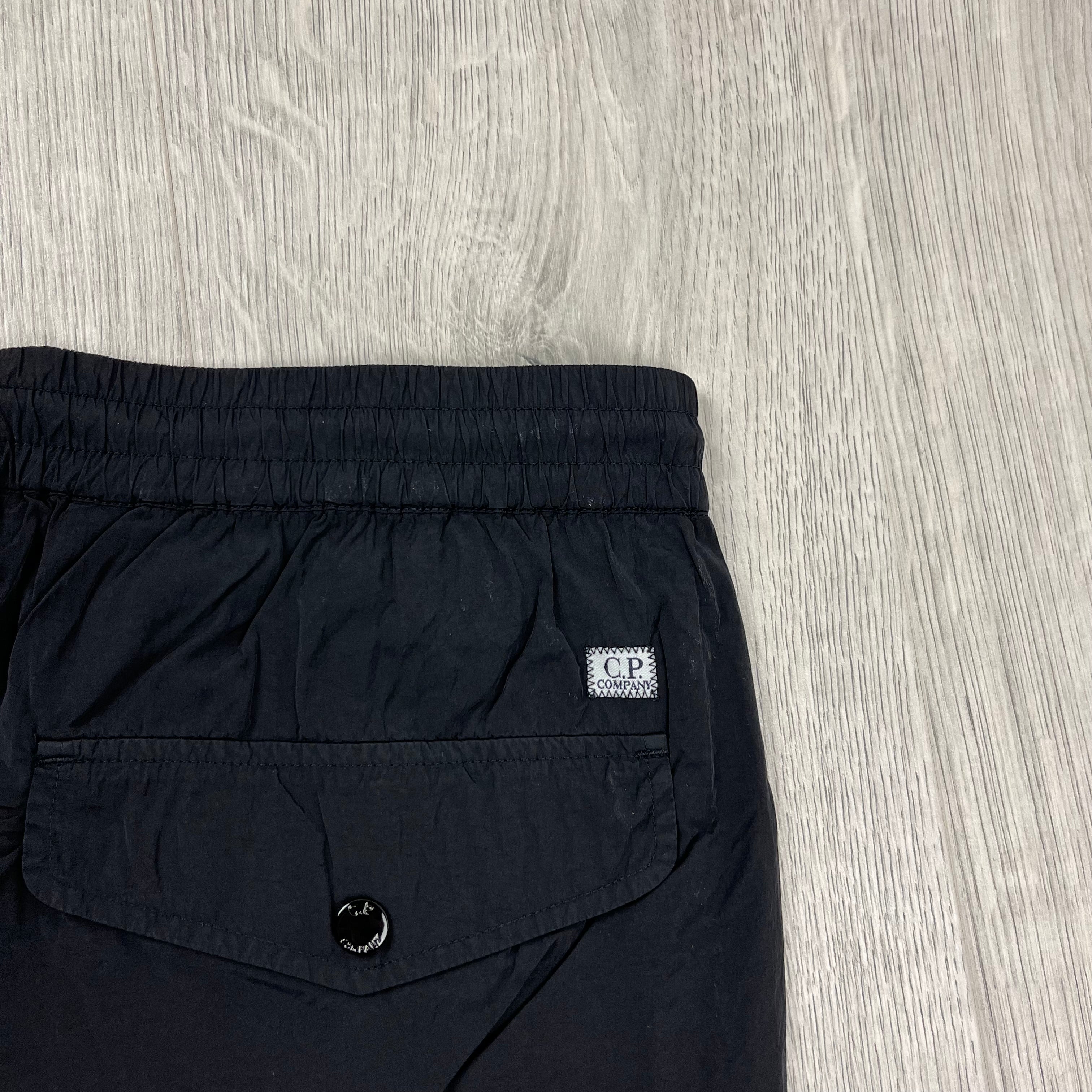 CP Company Chrome Cargo Trousers - Black Ironleague