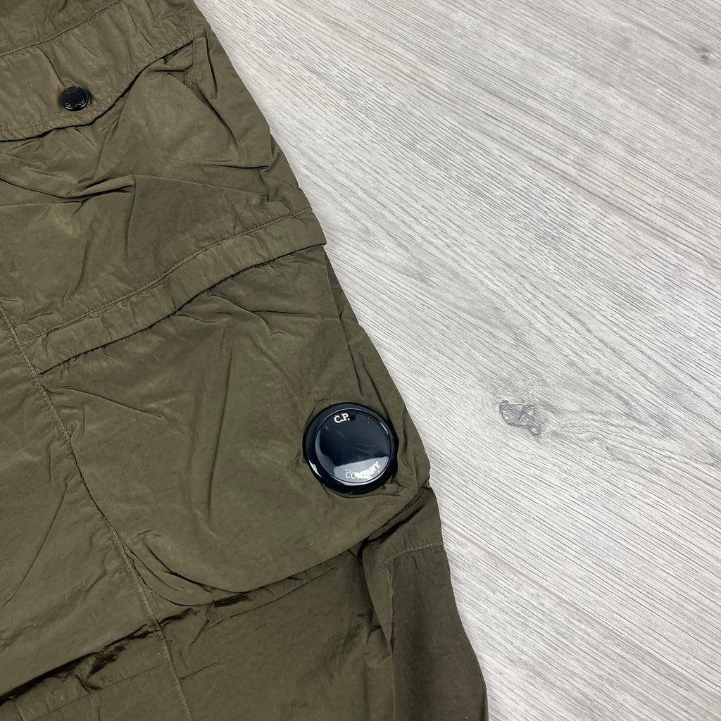 CP Company Chrome Cargo Trousers - Ivy Green Ironleague