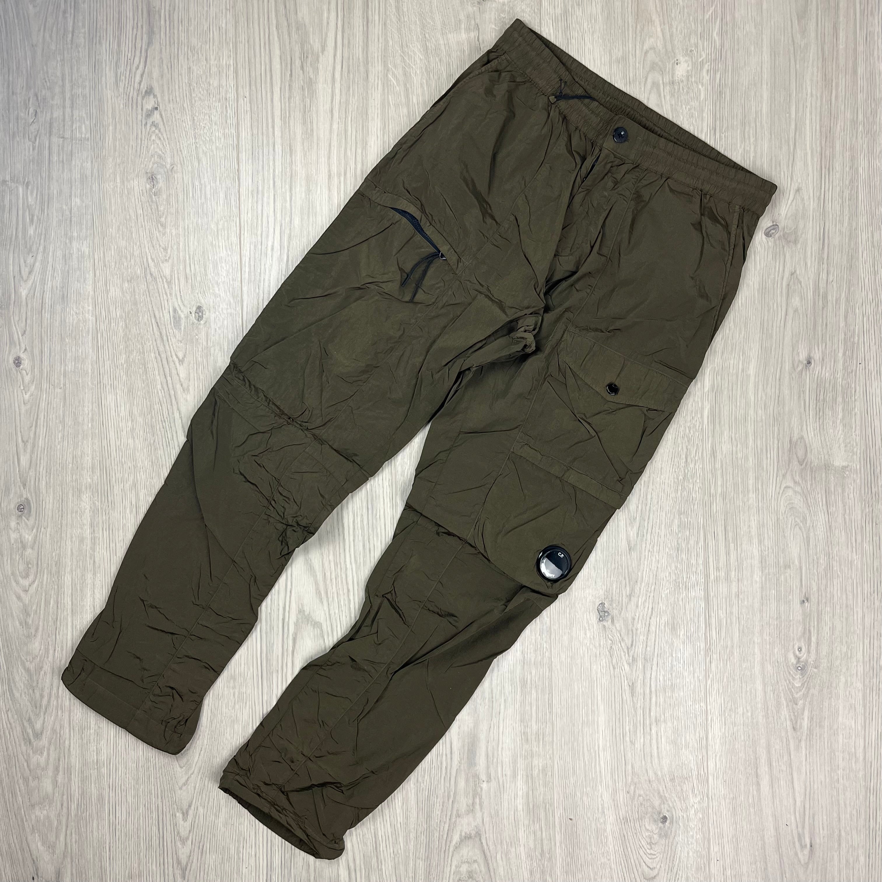 CP Company Chrome Cargo Trousers - Ivy Green Ironleague