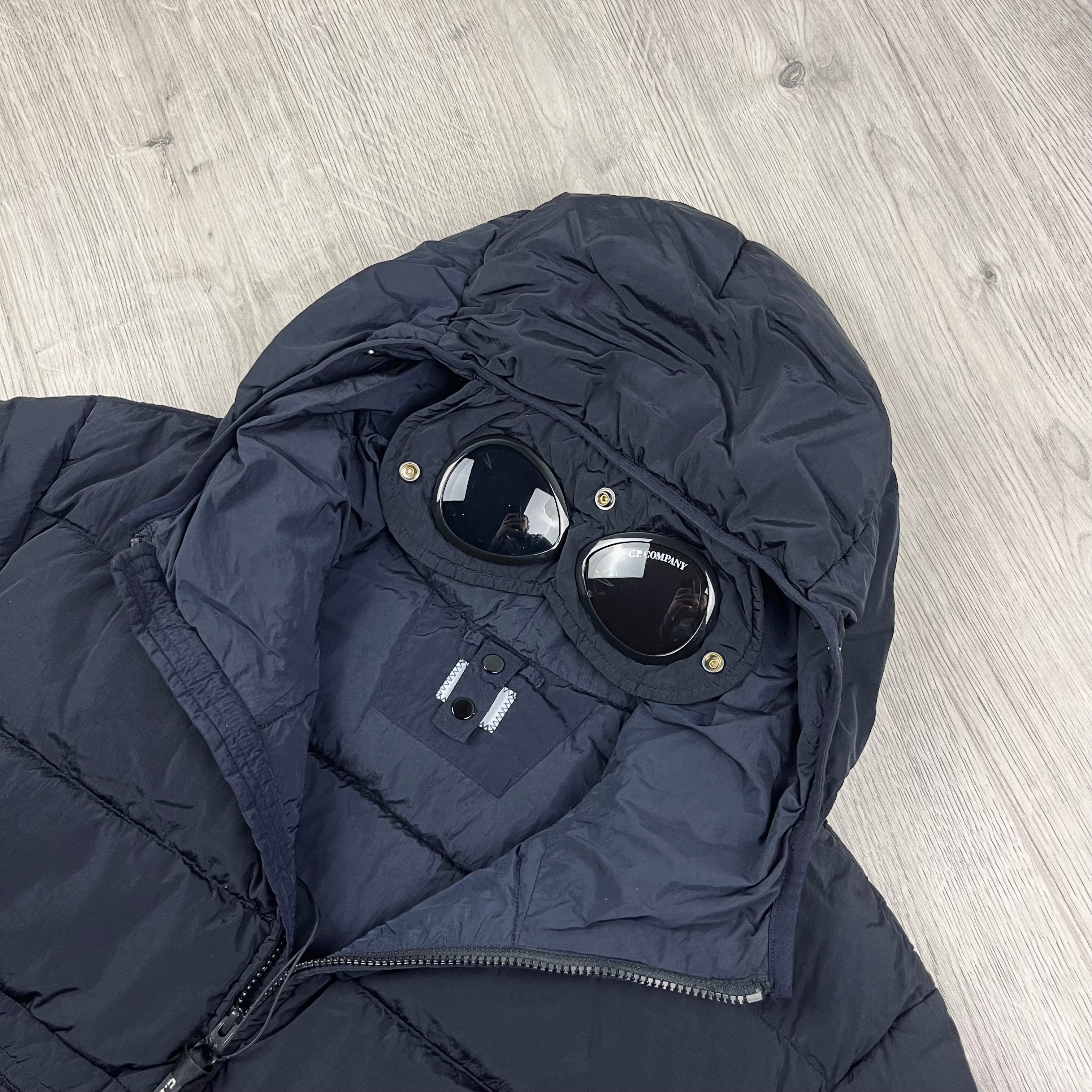 CP Company Down Goggle Jacket - Navy Ironleague