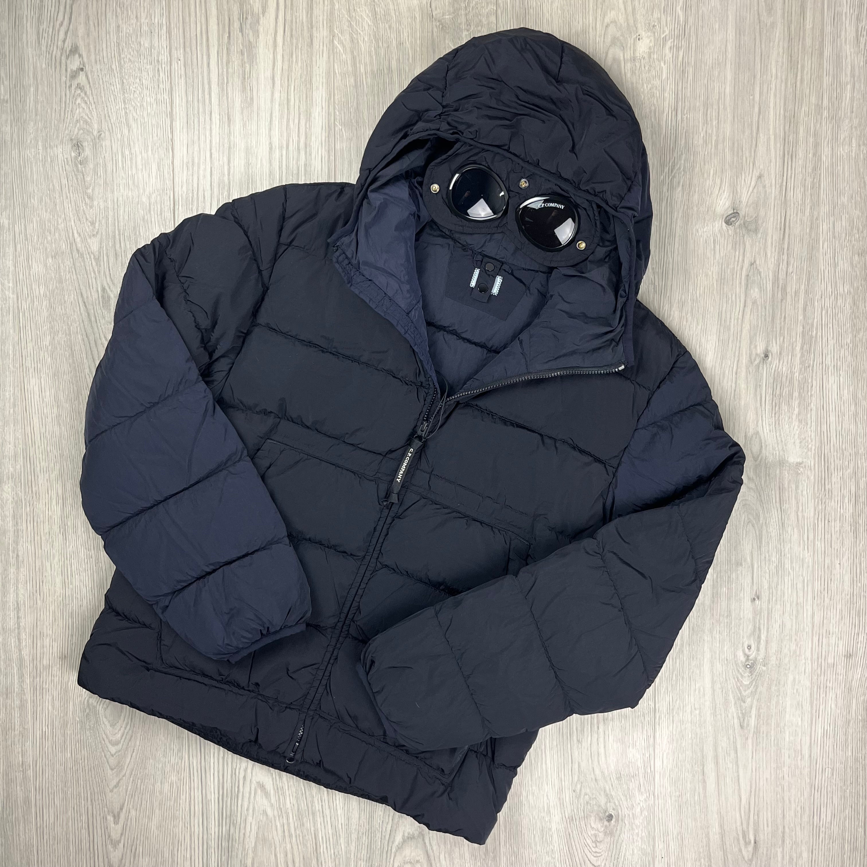 CP Company Down Goggle Jacket - Navy Ironleague