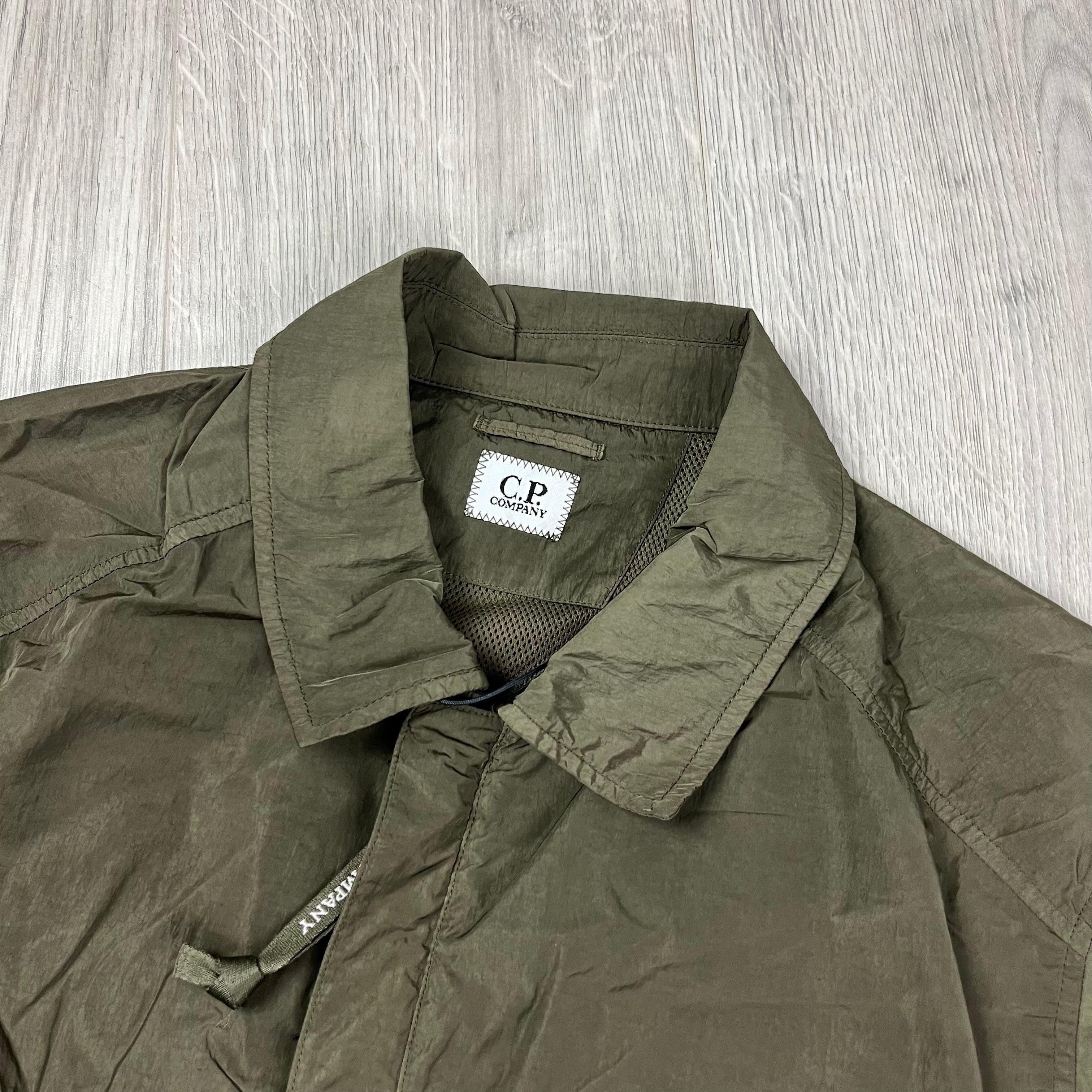 CP Company Chrome Overshirt - Khaki Ironleague