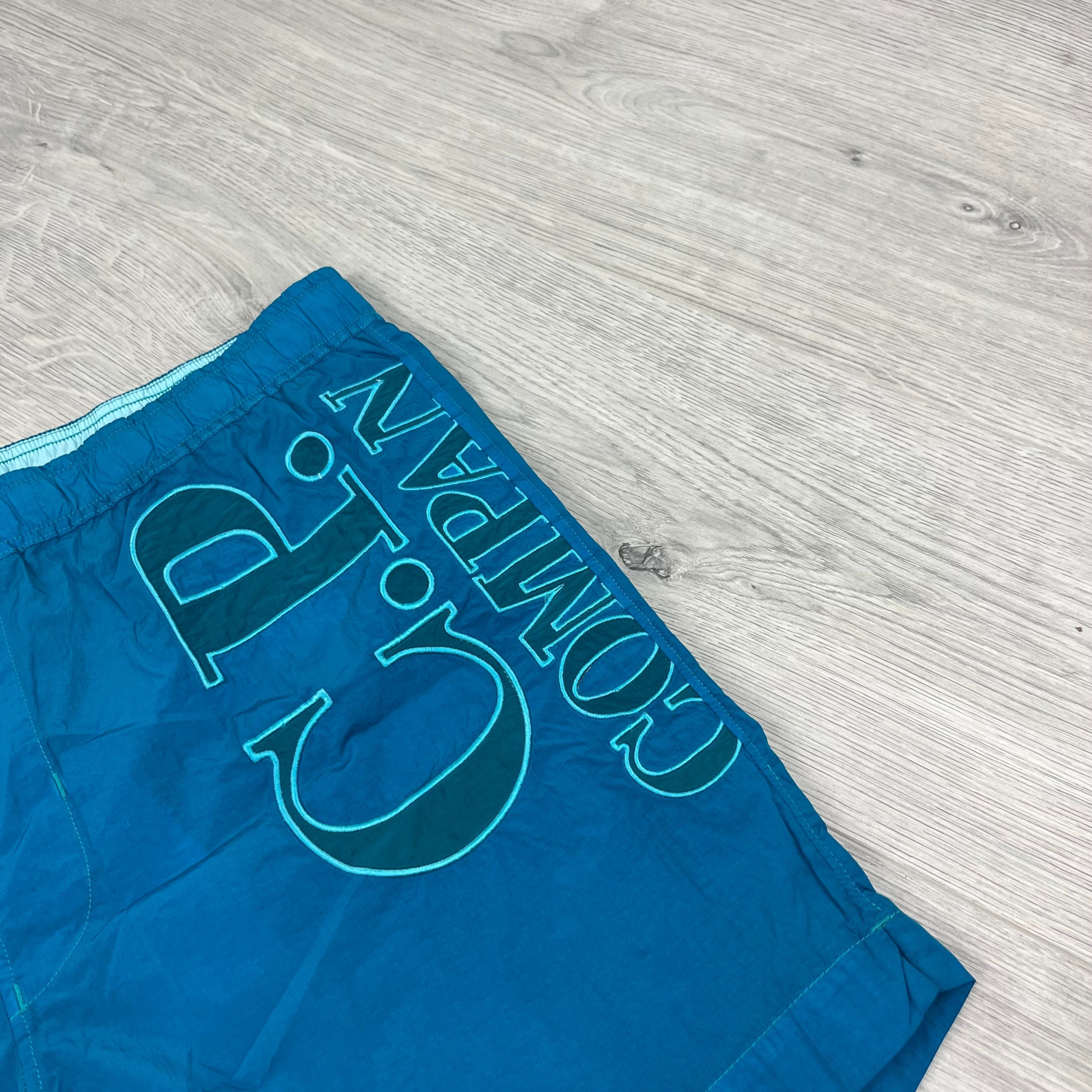 CP Company Chrome Swim Shorts - Tile Blue Ironleague
