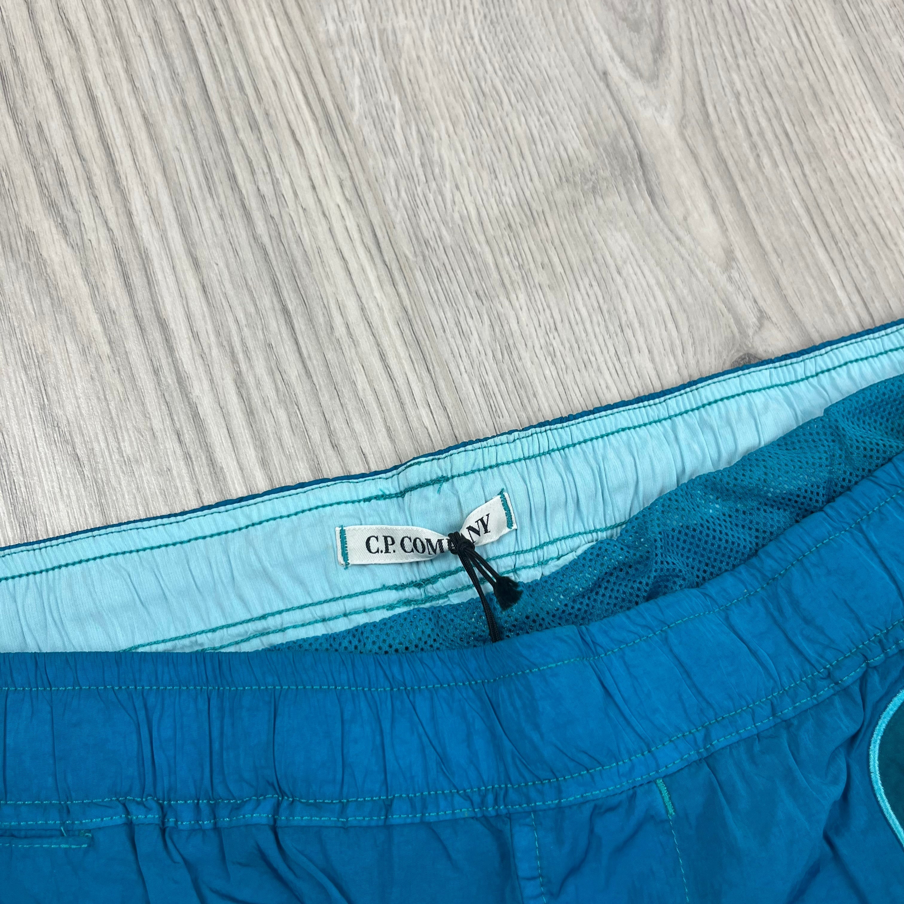 CP Company Chrome Swim Shorts - Tile Blue Ironleague