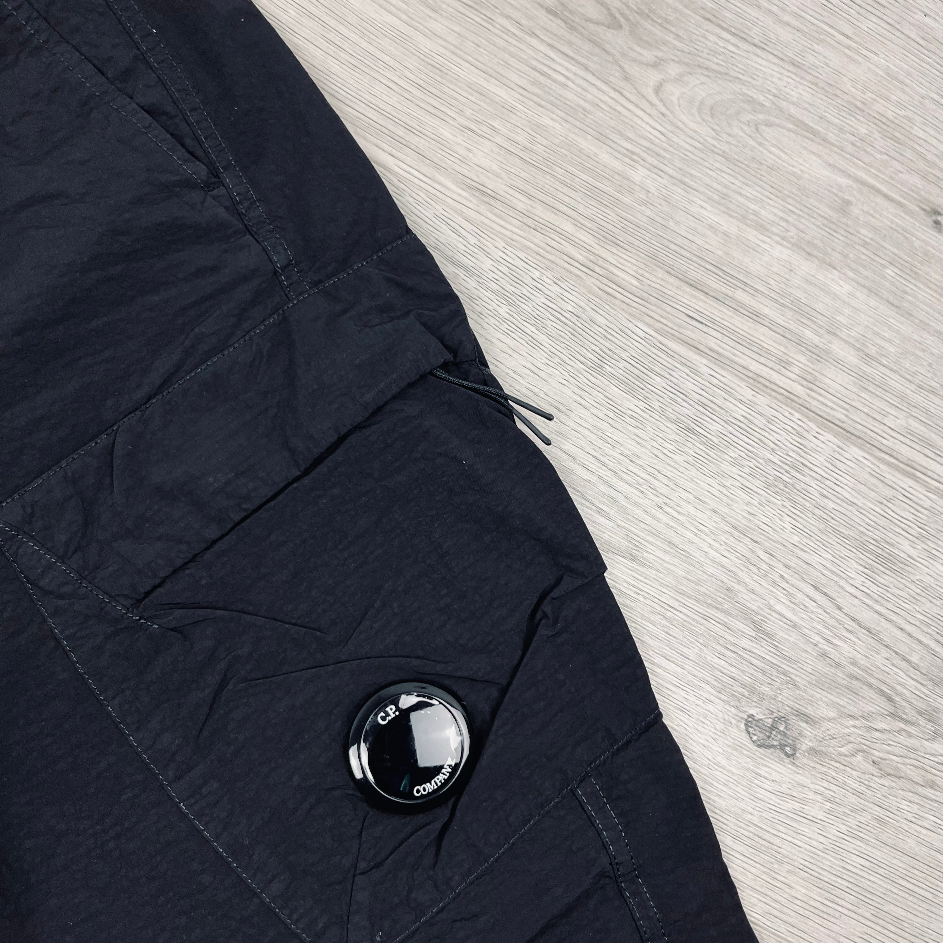 CP Company Nylon Cargo Trousers - Black Ironleague