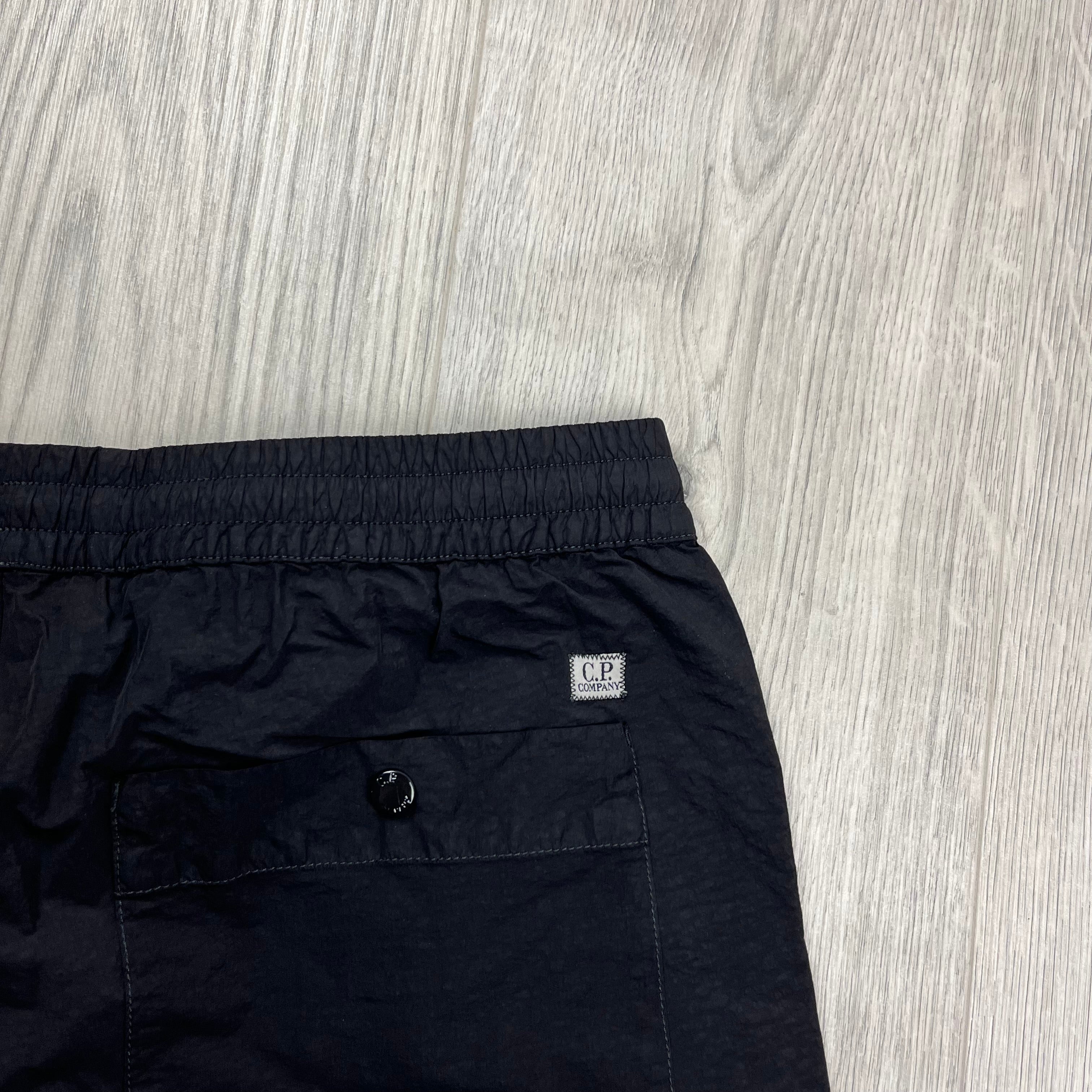 CP Company Nylon Cargo Trousers - Black Ironleague