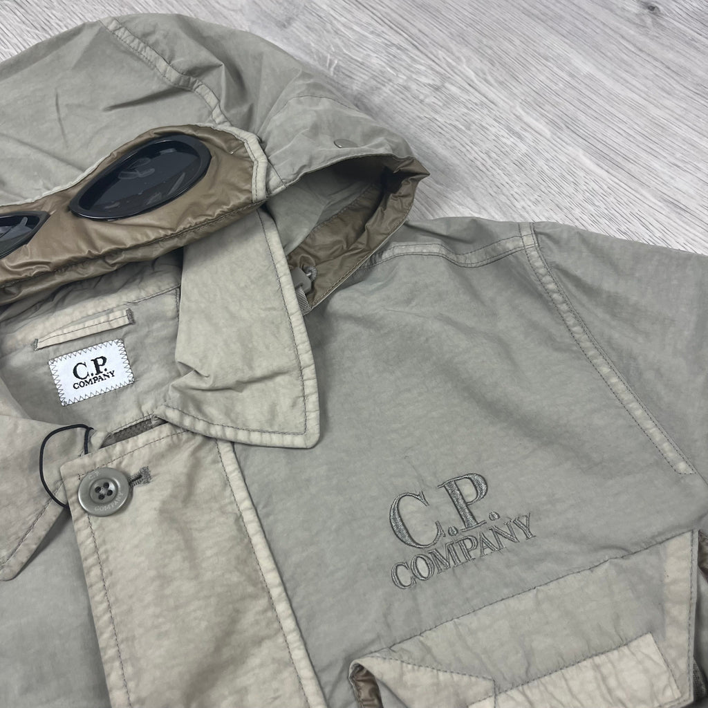 CP Company Goggle Overshirt - Vintage Khaki Ironleague