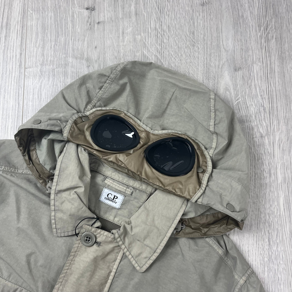 CP Company Goggle Overshirt - Vintage Khaki Ironleague