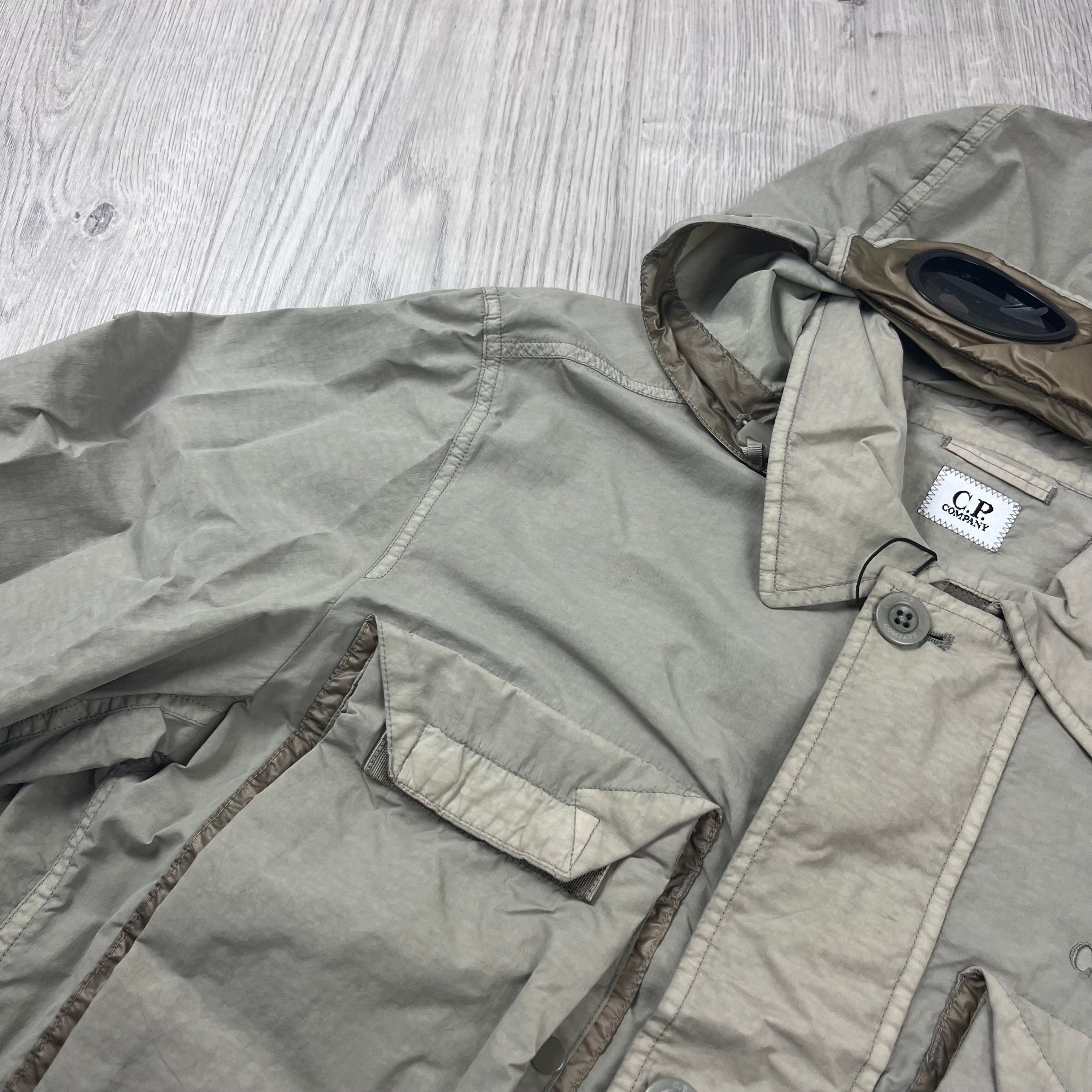 CP Company Goggle Overshirt - Vintage Khaki Ironleague