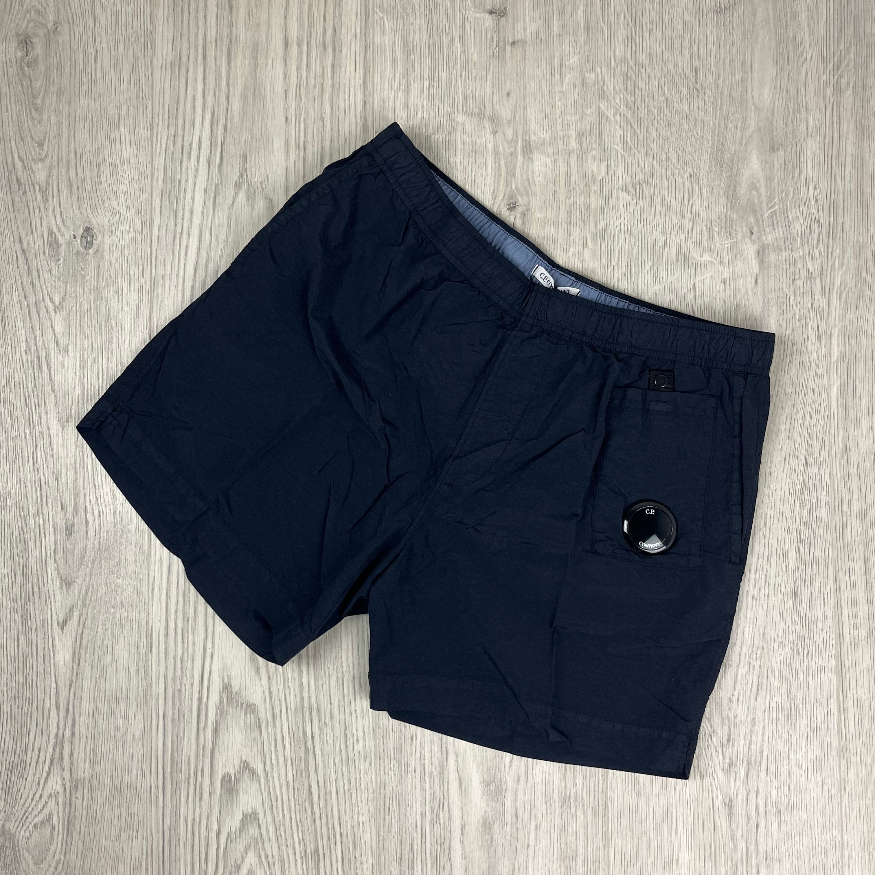 CP Company Lens Swim Shorts - Navy Ironleague