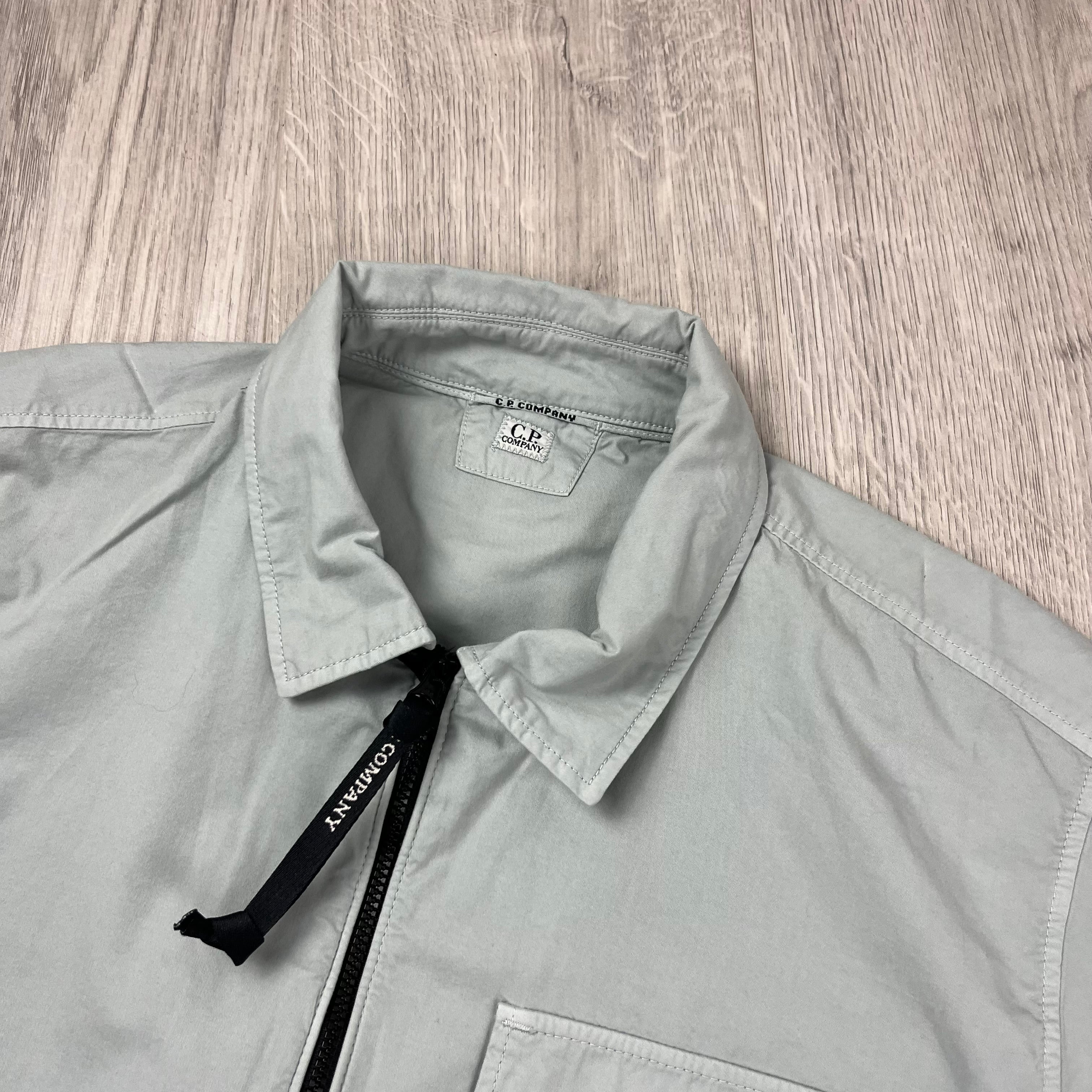 CP Company Zip Overshirt - Blue Fox Ironleague