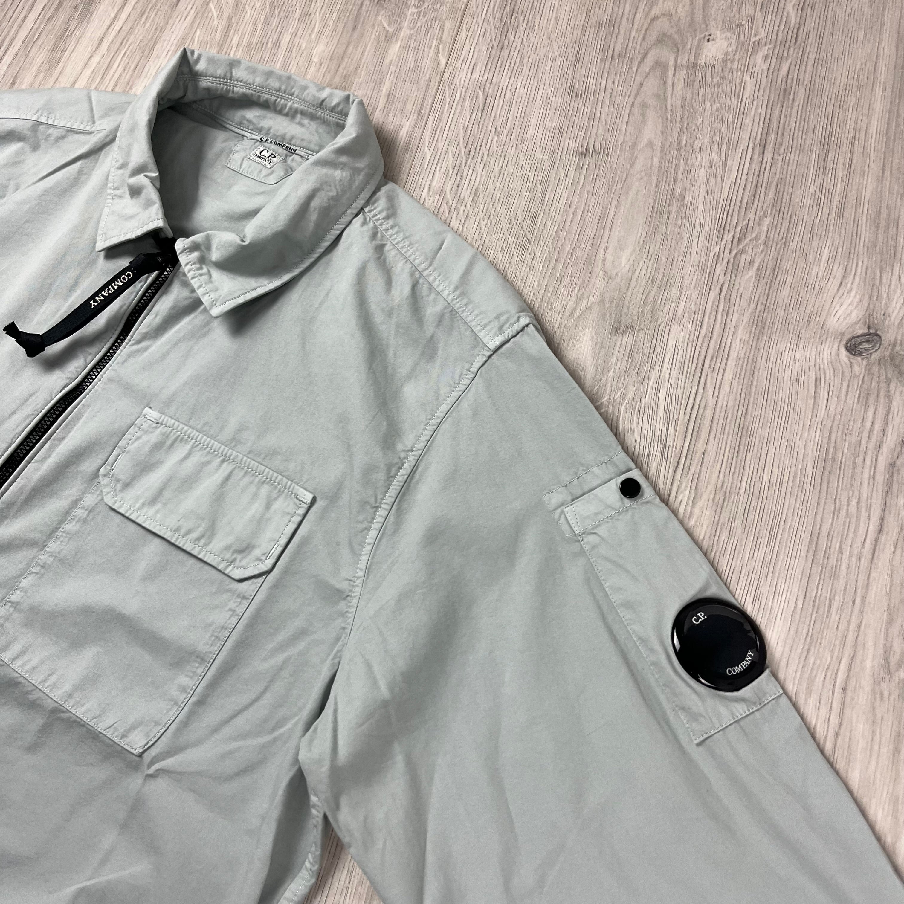 CP Company Zip Overshirt - Blue Fox Ironleague