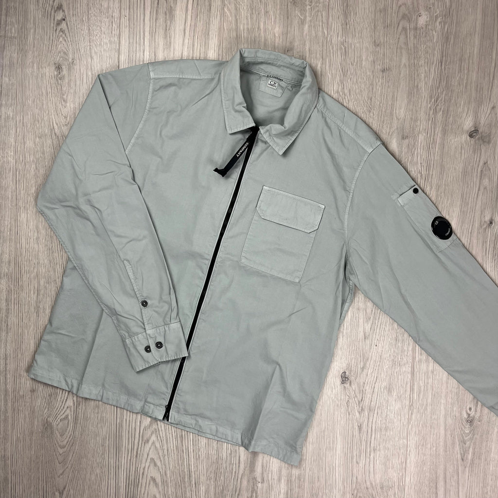 CP Company Zip Overshirt - Blue Fox Ironleague