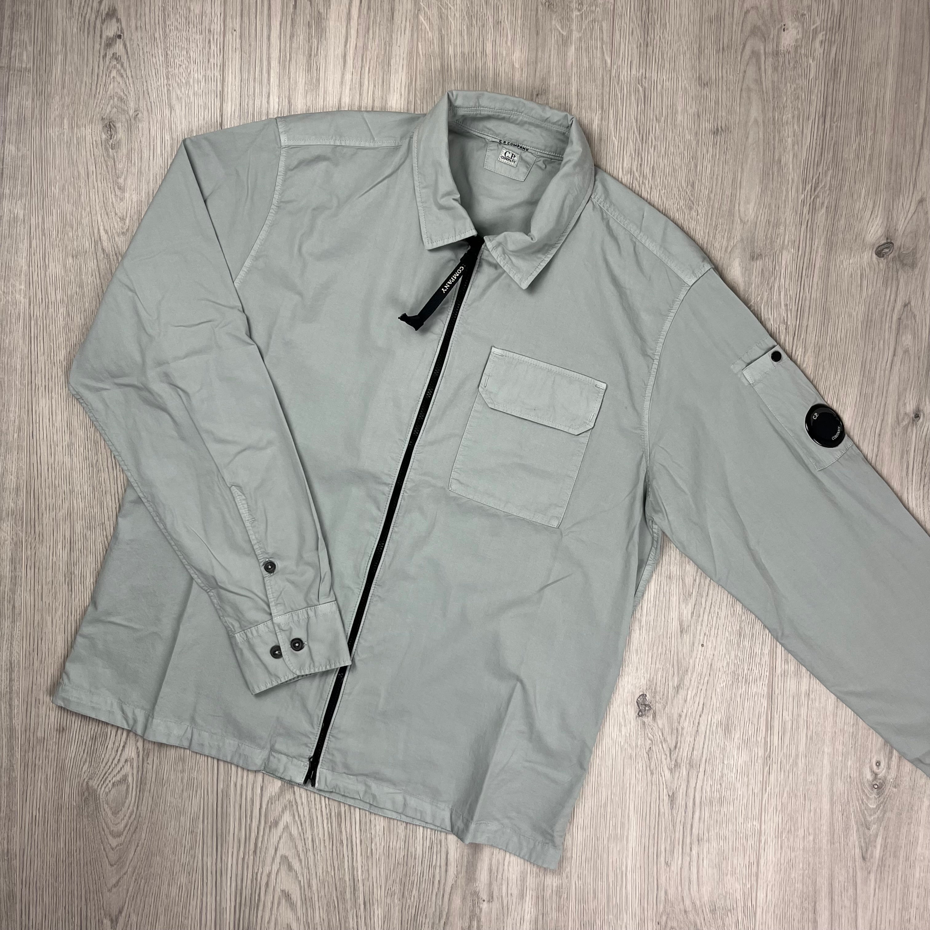 CP Company Zip Overshirt - Blue Fox Ironleague