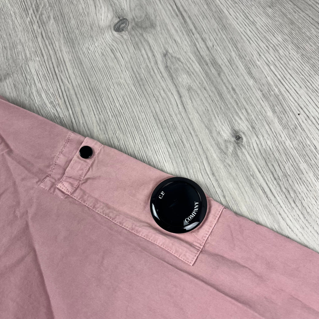 CP Company Zip Overshirt - Misty Rose Ironleague