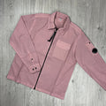 CP Company Zip Overshirt - Misty Rose Ironleague