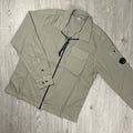 CP Company Zip Overshirt - Vintage Khaki Ironleague