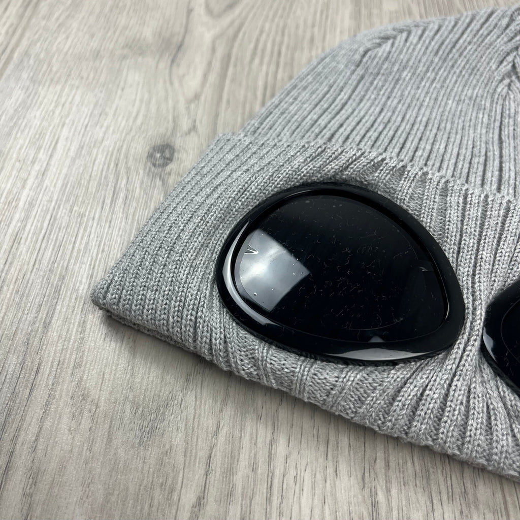 CP Company Goggle Beanie - Grey Ironleague