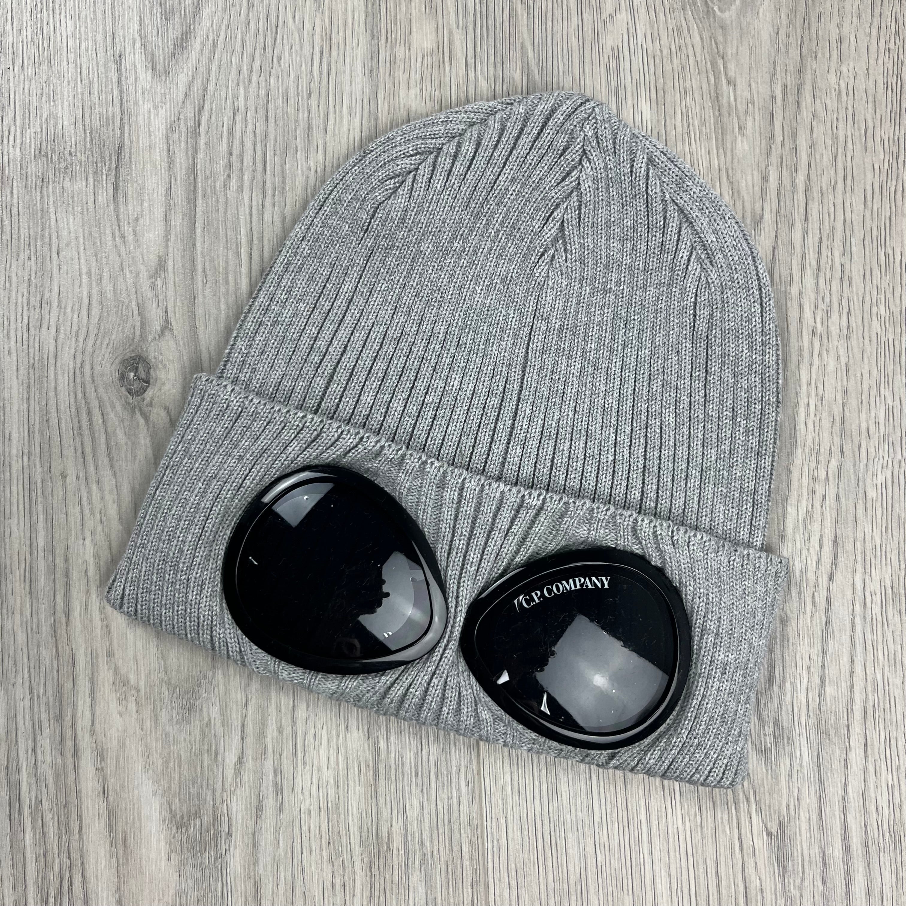 CP Company Goggle Beanie - Grey Ironleague