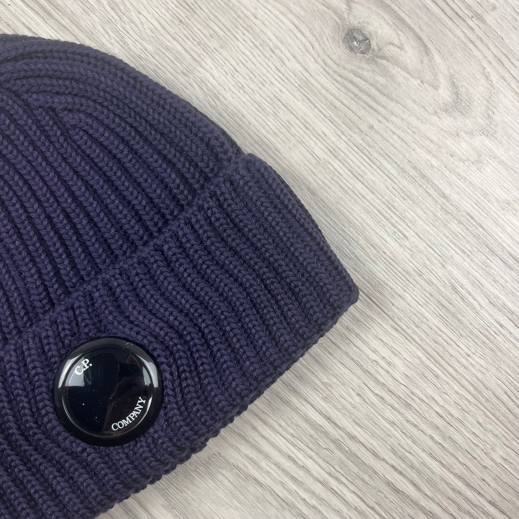 CP Company Lens Beanie - Nightshade Ironleague