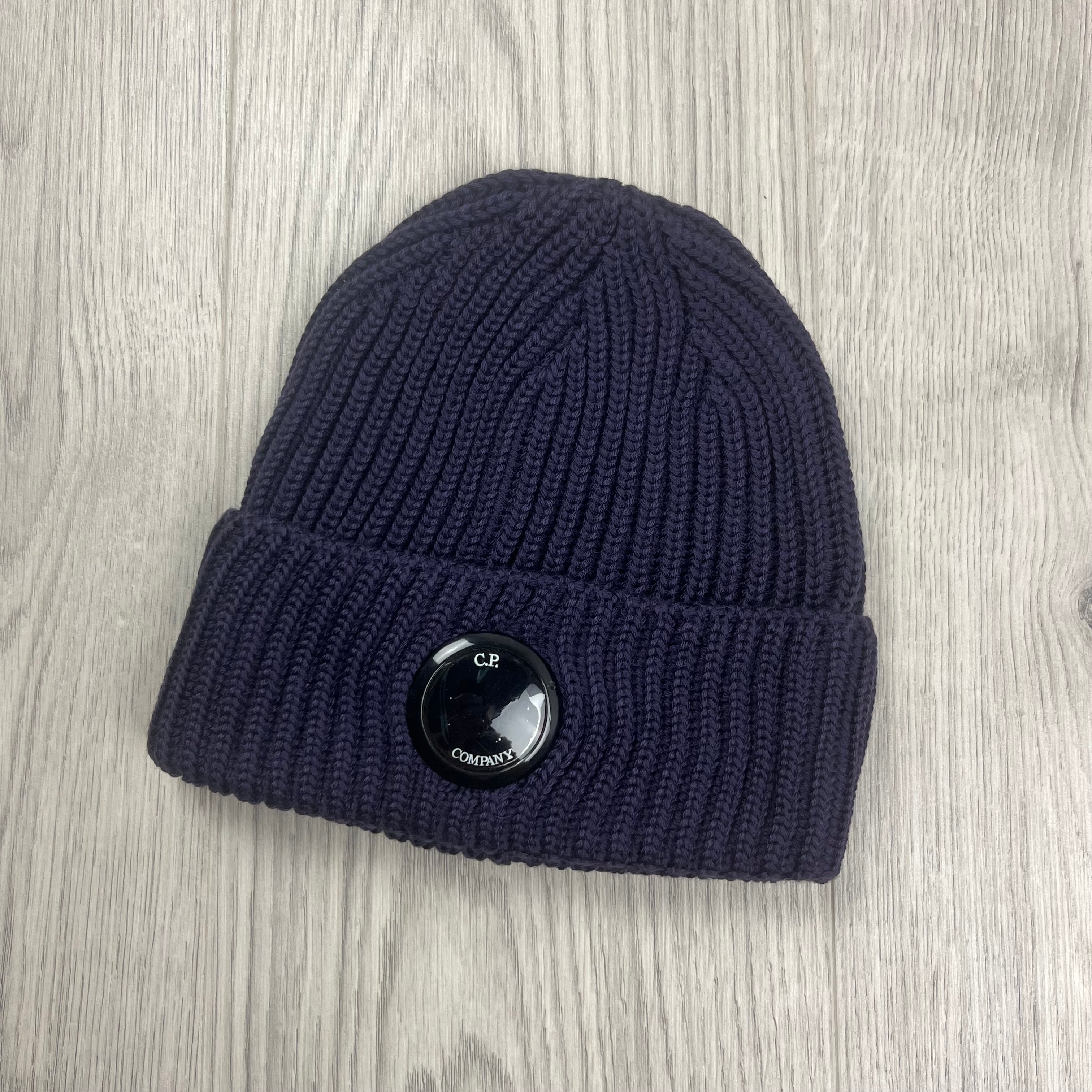 CP Company Lens Beanie - Nightshade Ironleague