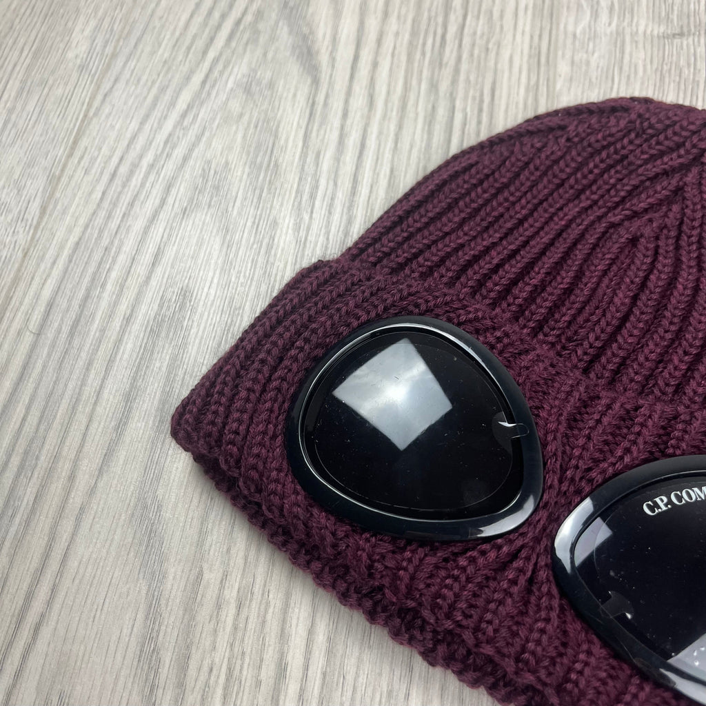 CP Company Goggle Beanie - Purple Ironleague