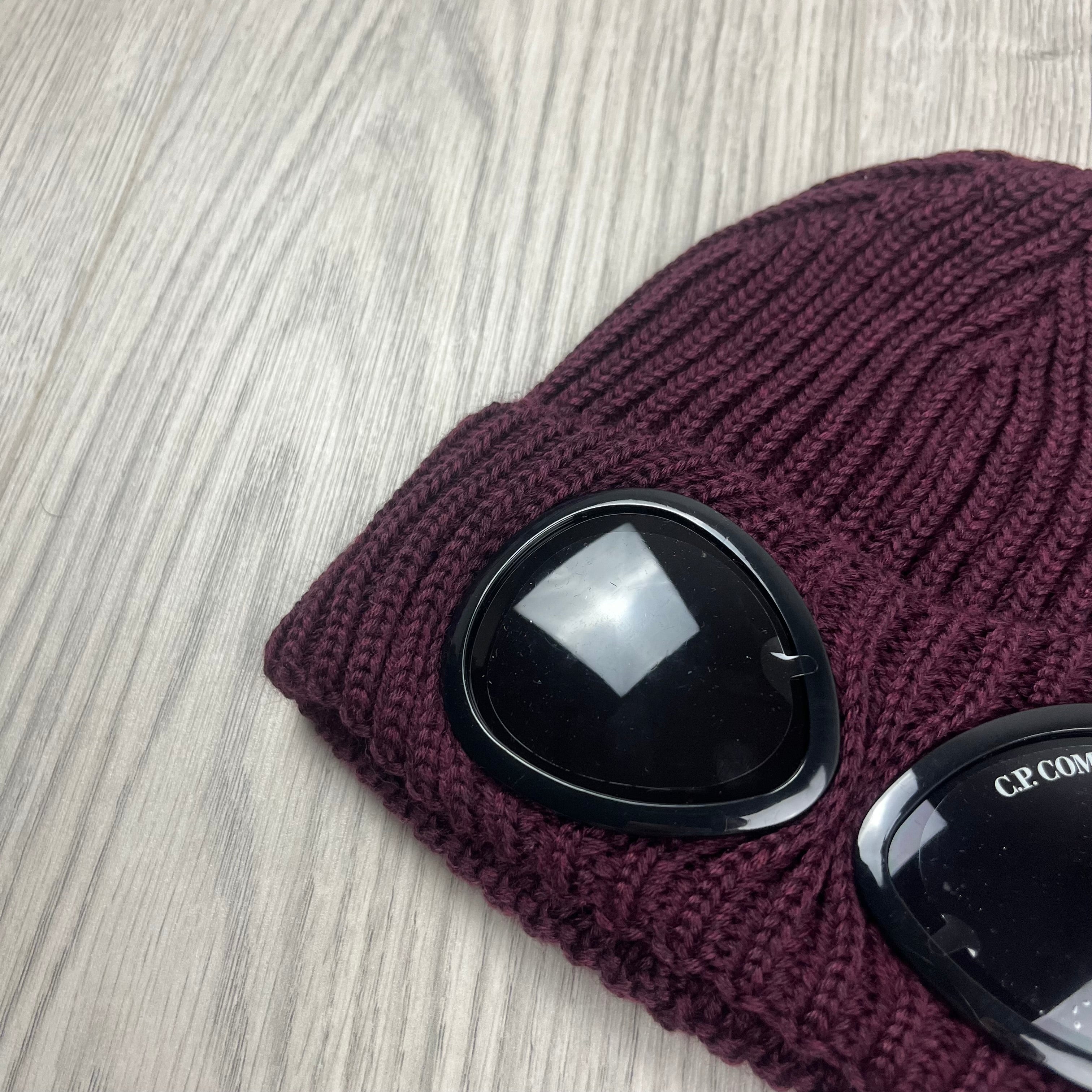 CP Company Goggle Beanie - Purple Ironleague