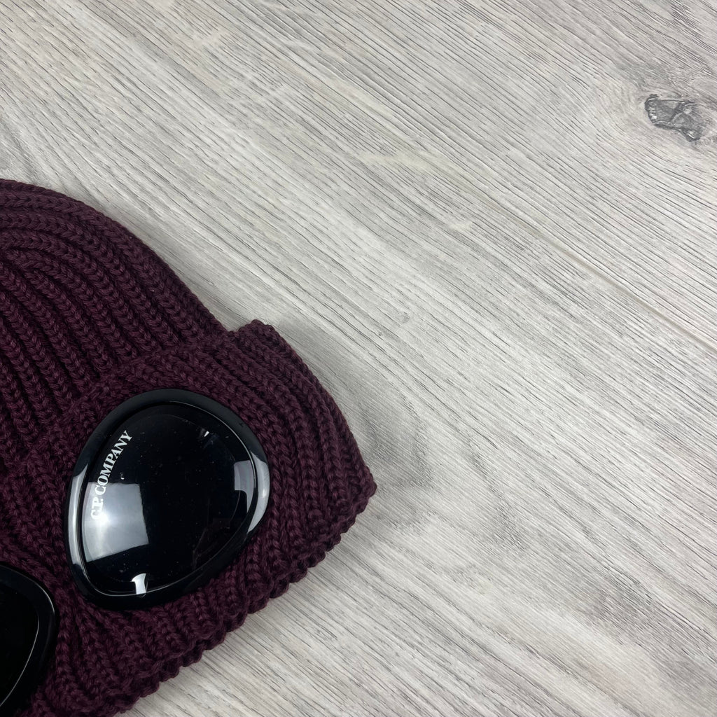 CP Company Goggle Beanie - Purple Ironleague