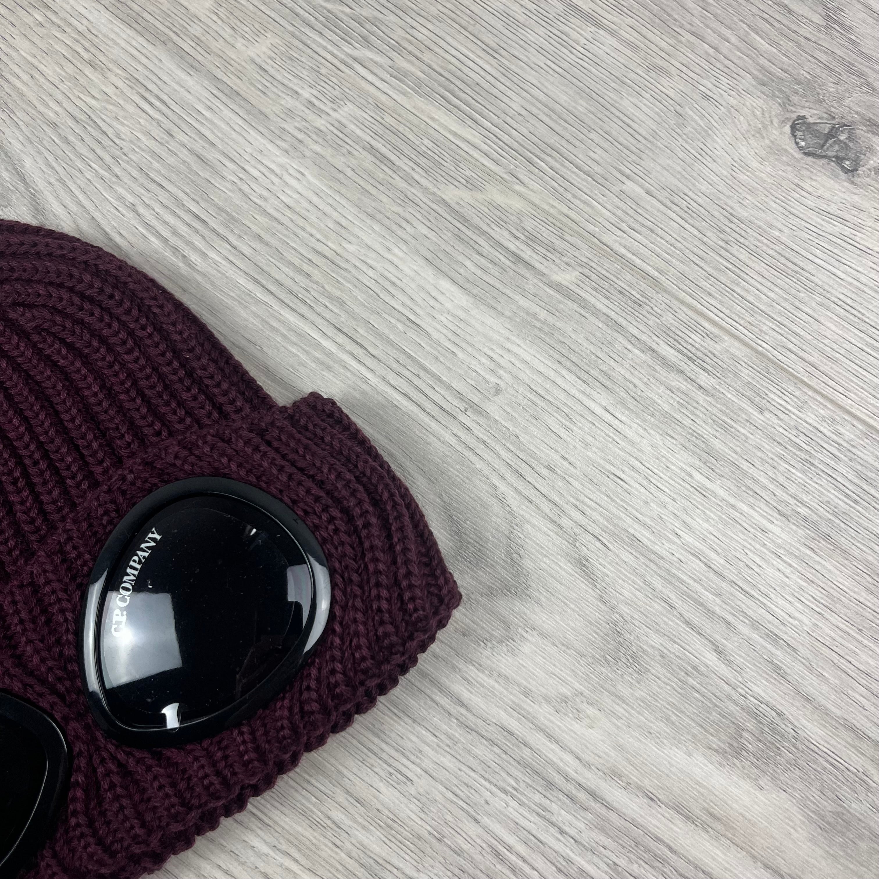 CP Company Goggle Beanie - Purple Ironleague