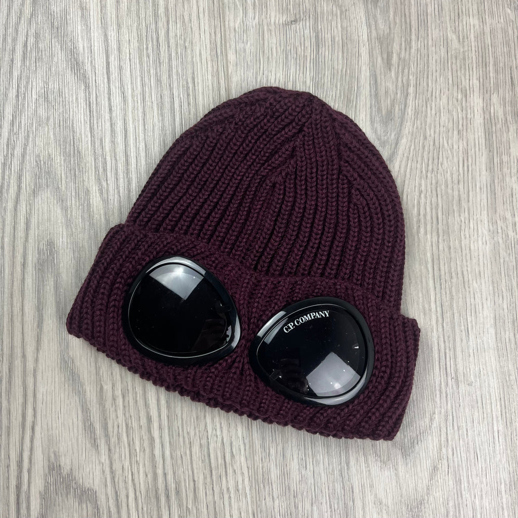 CP Company Goggle Beanie - Purple Ironleague