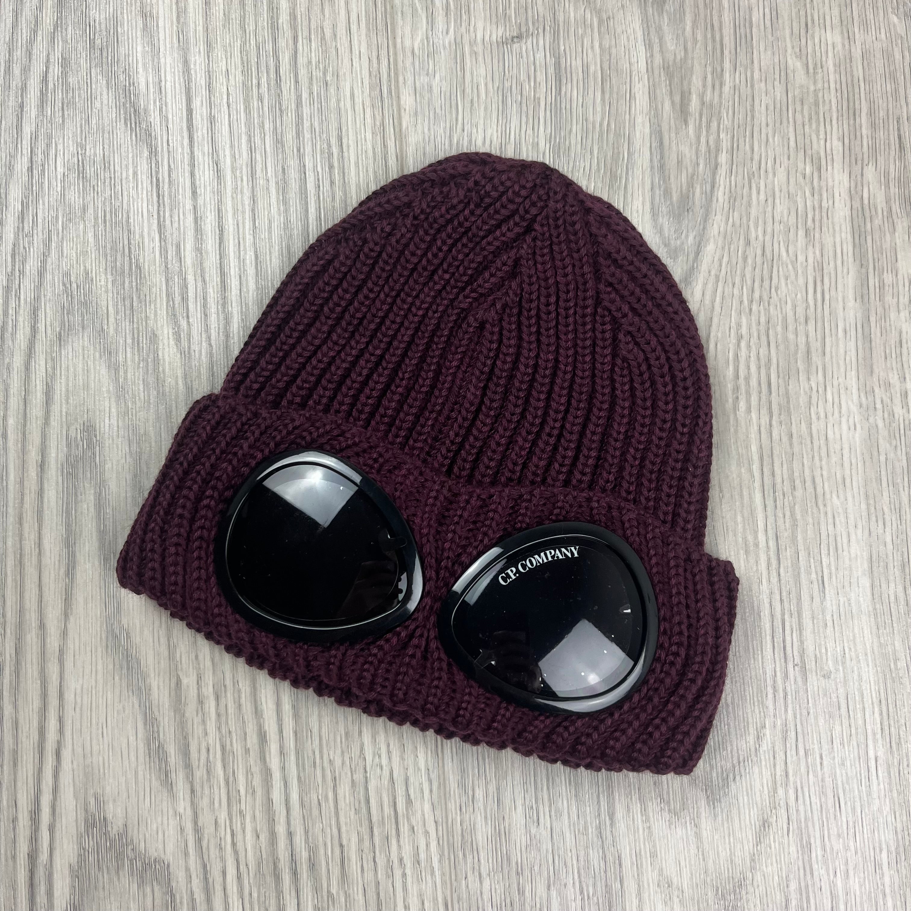 CP Company Goggle Beanie - Purple Ironleague