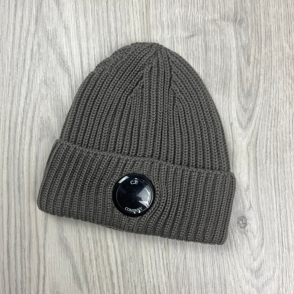 CP Company Lens Beanie - Walnut Ironleague