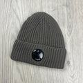 CP Company Lens Beanie - Walnut Ironleague