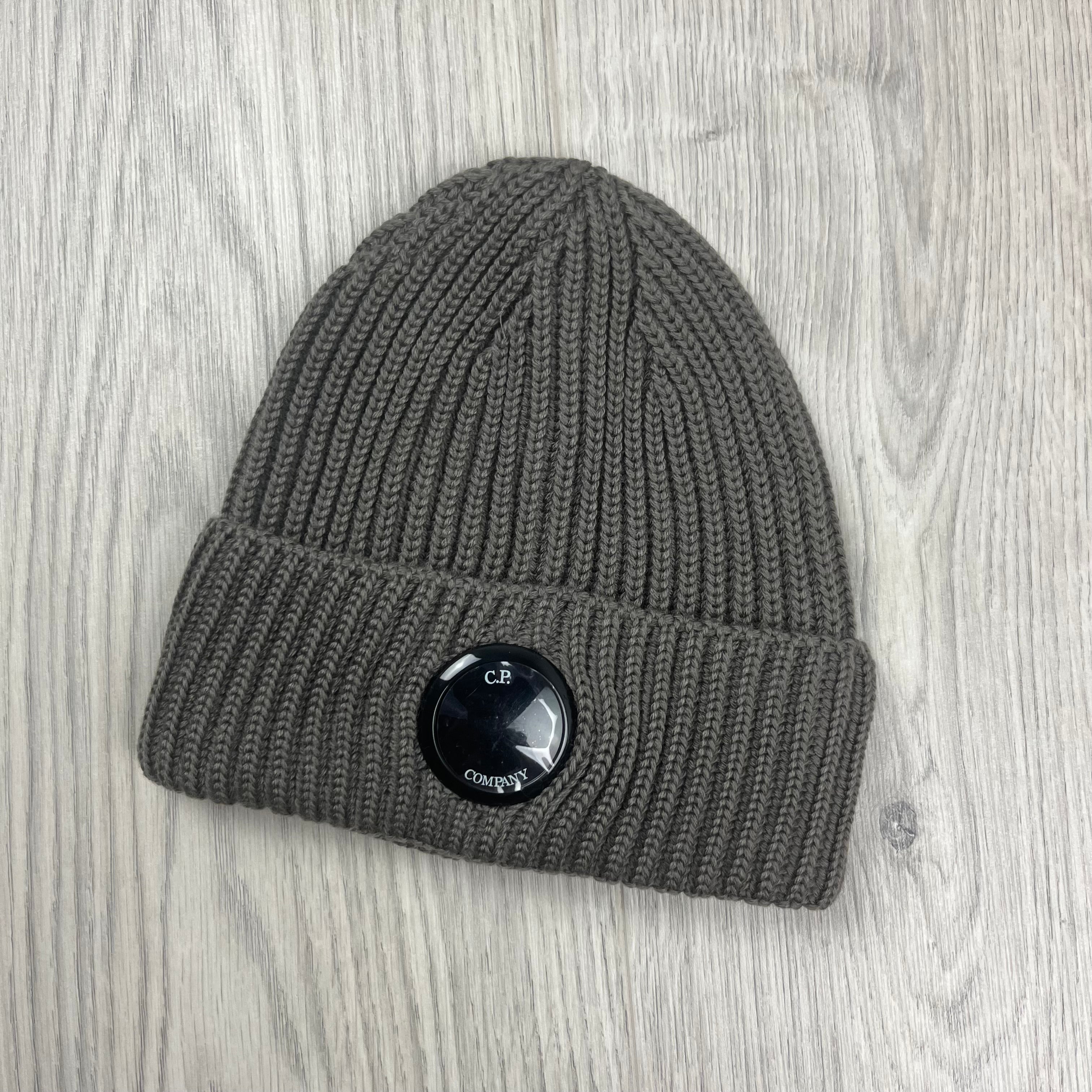 CP Company Lens Beanie - Walnut Ironleague