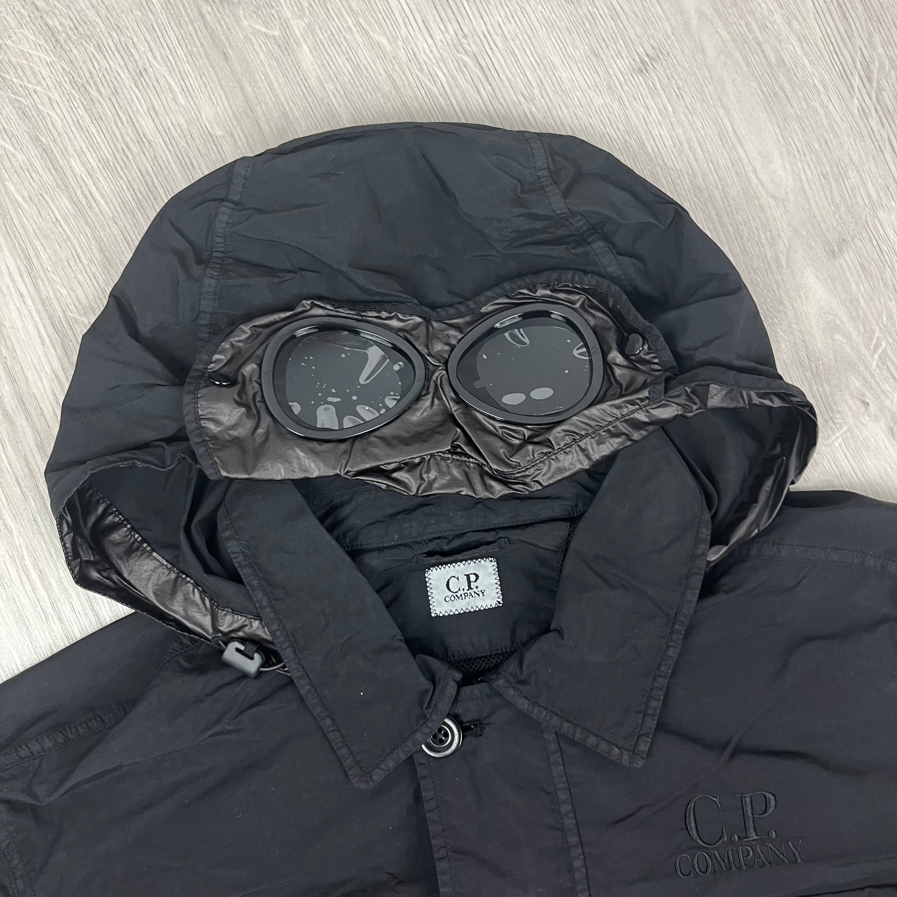 CP Company Goggle Overshirt - Black Ironleague