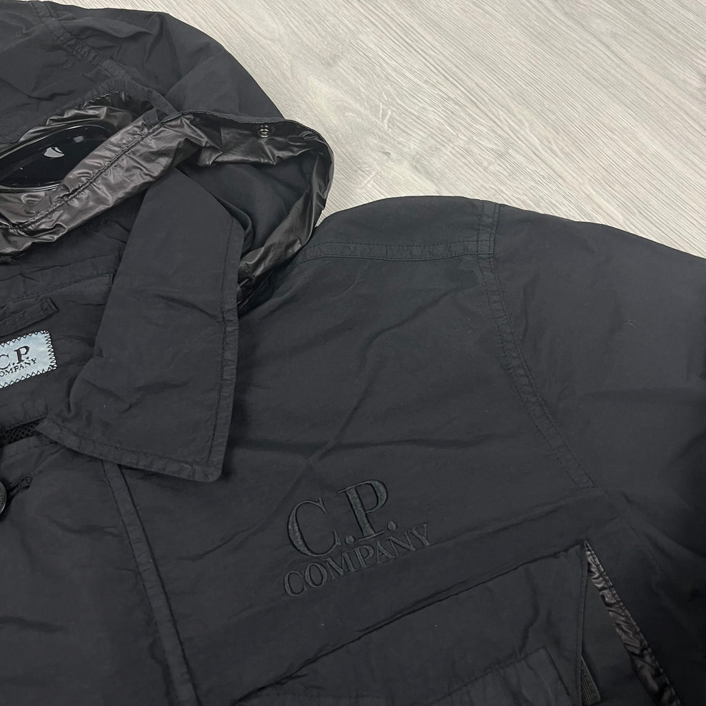 CP Company Goggle Overshirt - Black Ironleague