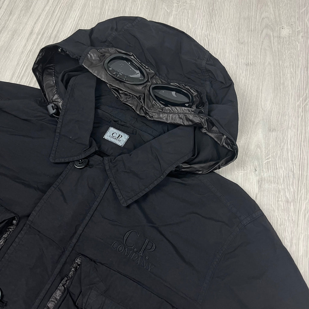 CP Company Goggle Overshirt - Black Ironleague