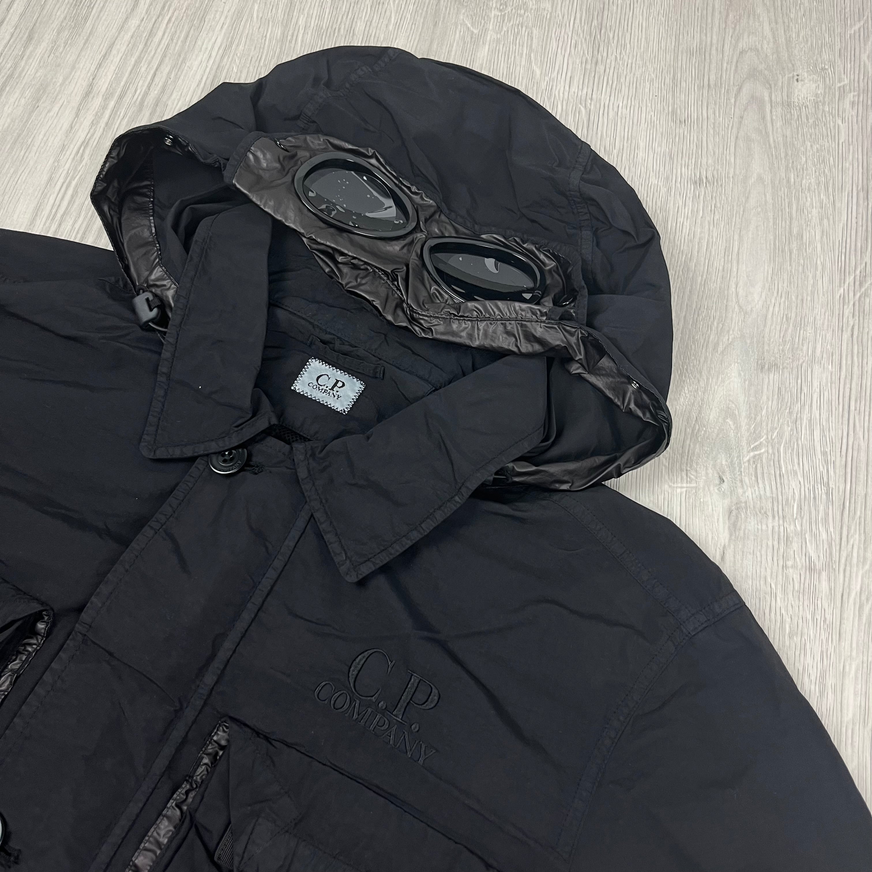 CP Company Goggle Overshirt - Black Ironleague