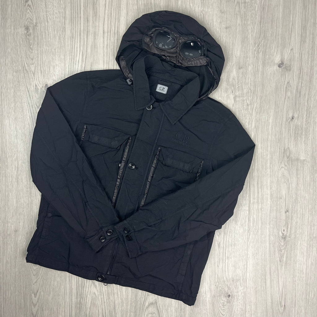 CP Company Goggle Overshirt - Black Ironleague