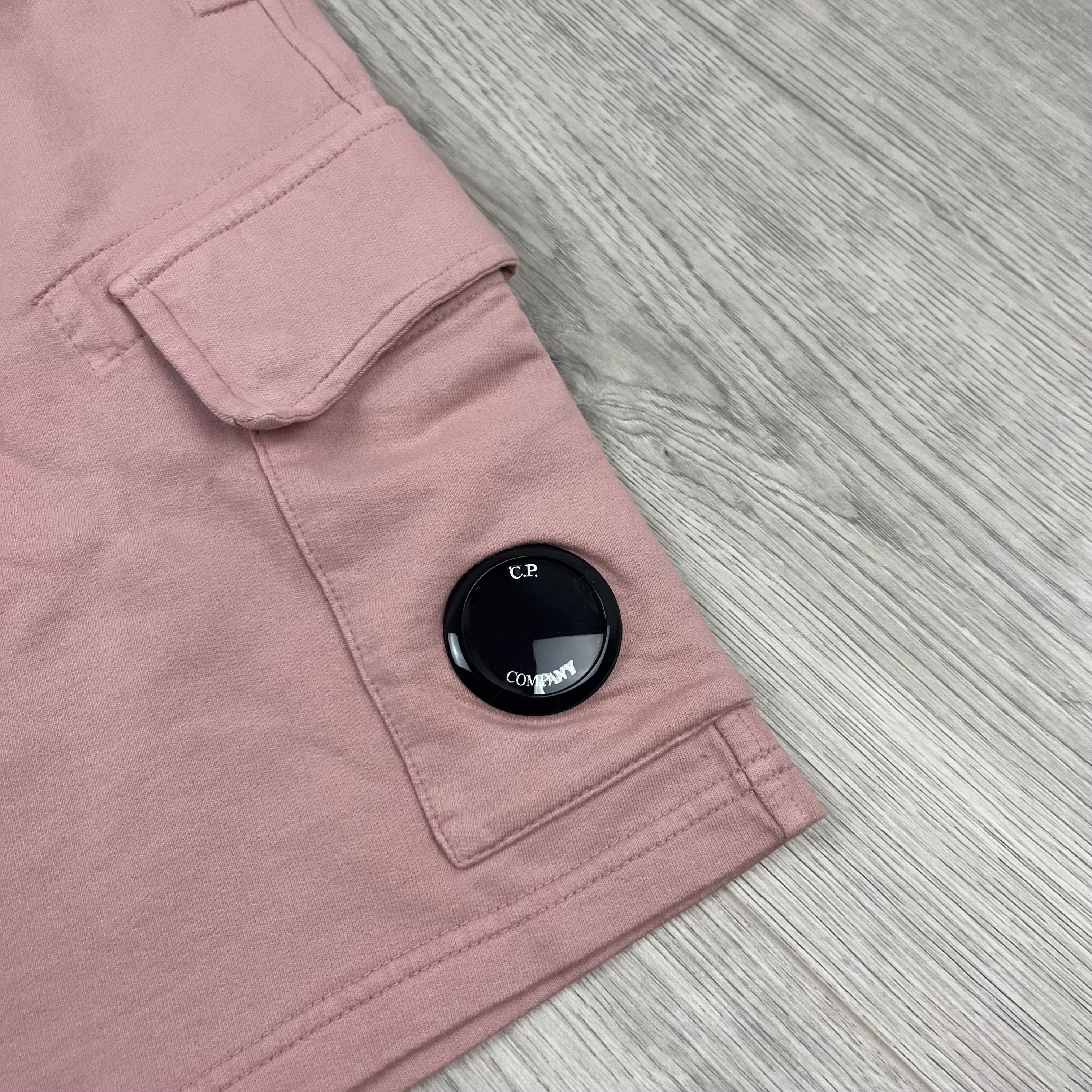 CP Company Jersey Shorts - Misty Rose Ironleague